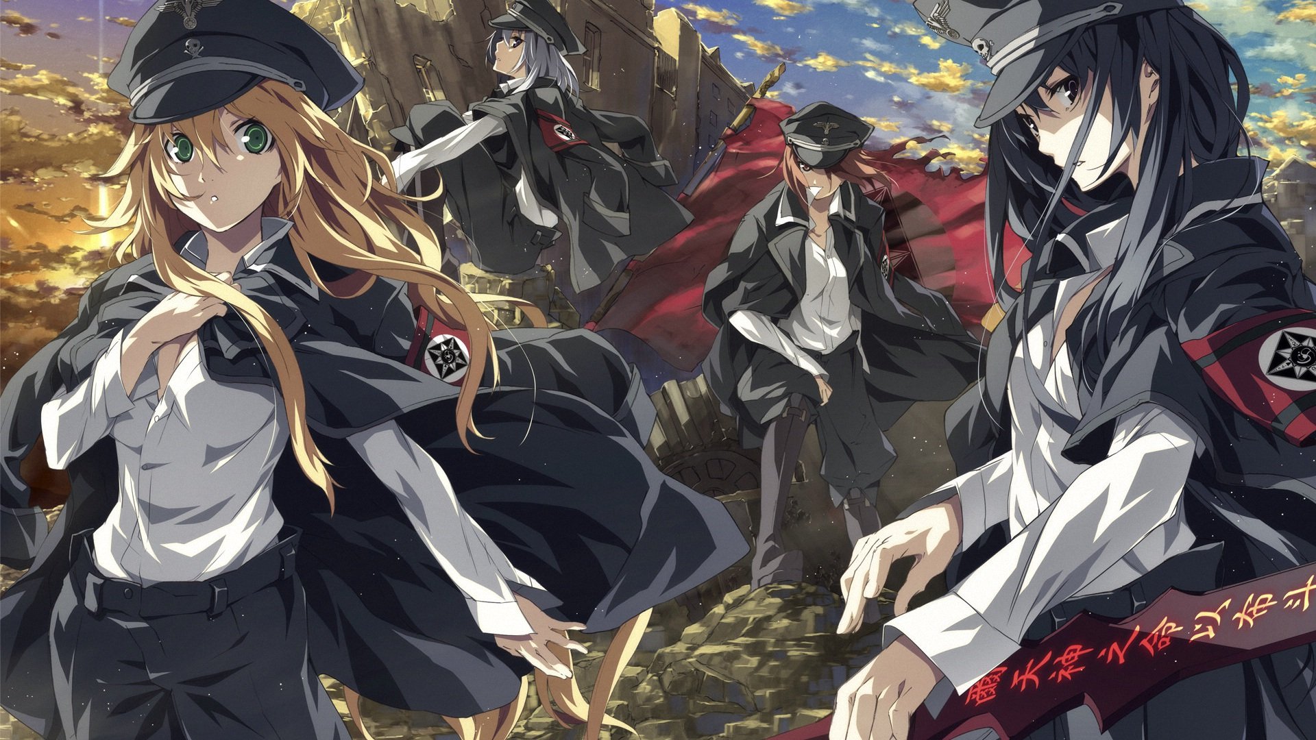 动漫,Dies,irae,少女,手绘,儿童桌面专用