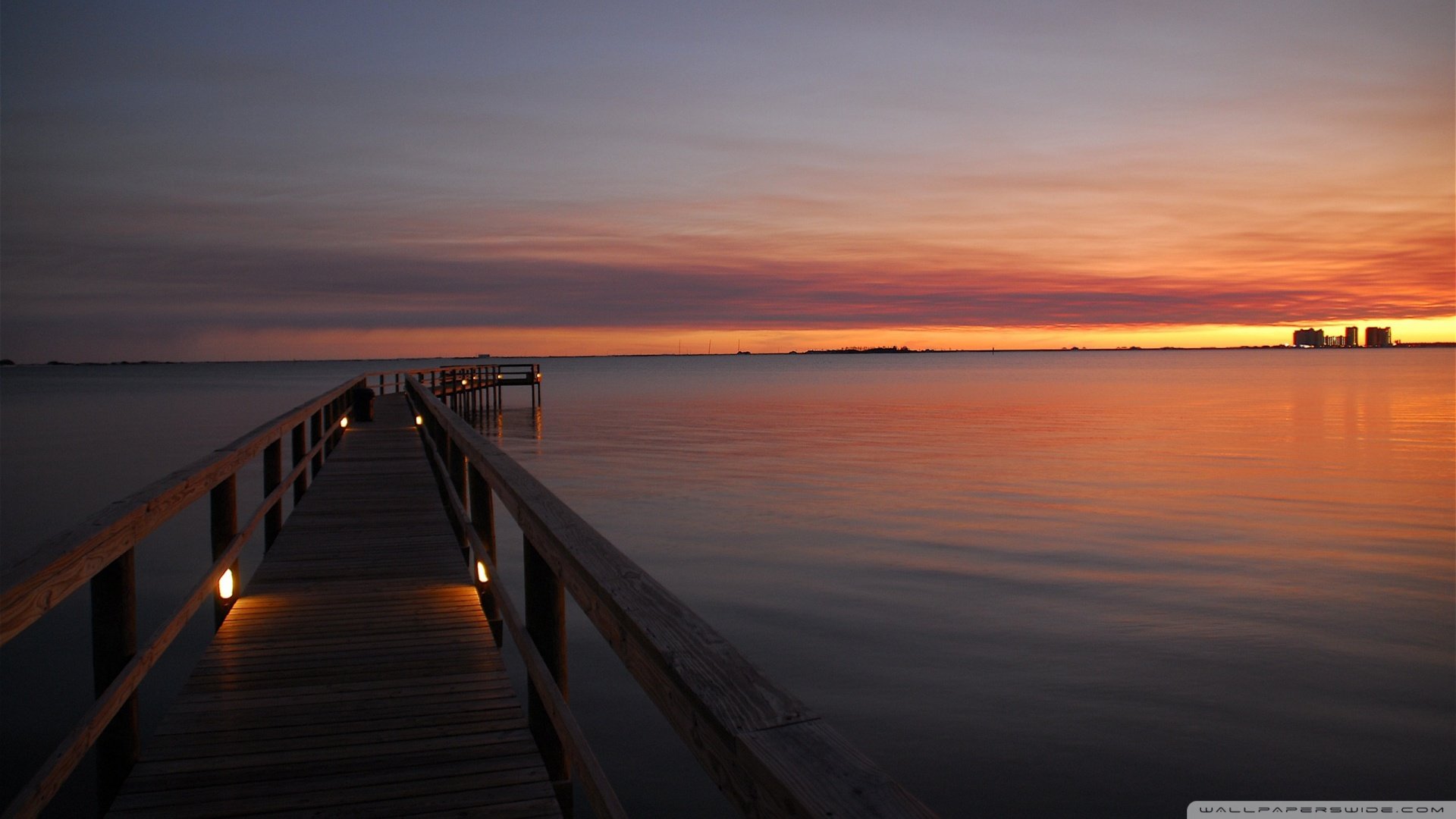风景,落日余晖,儿童桌面专用