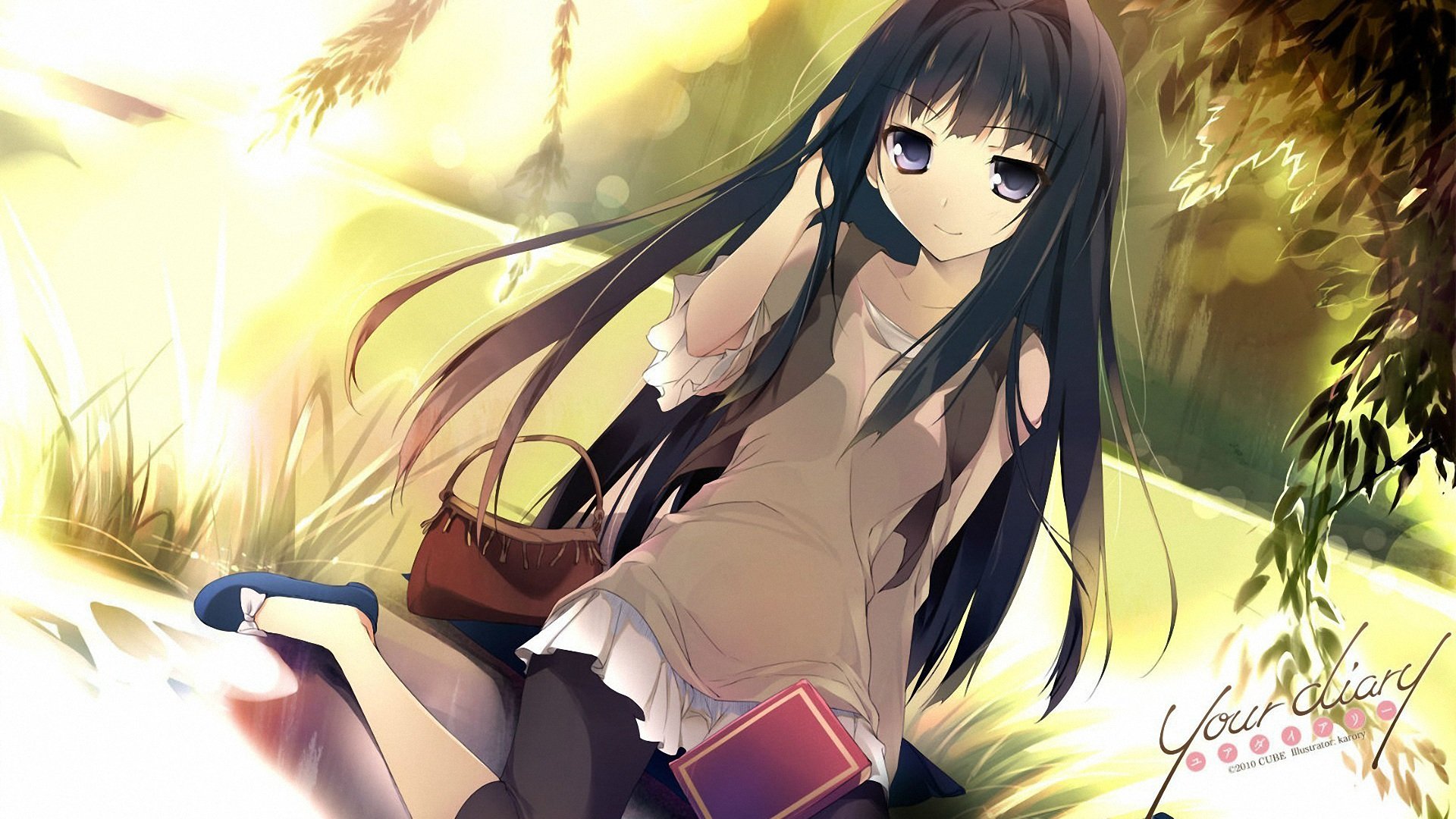 动漫,少女,手绘,儿童桌面专用