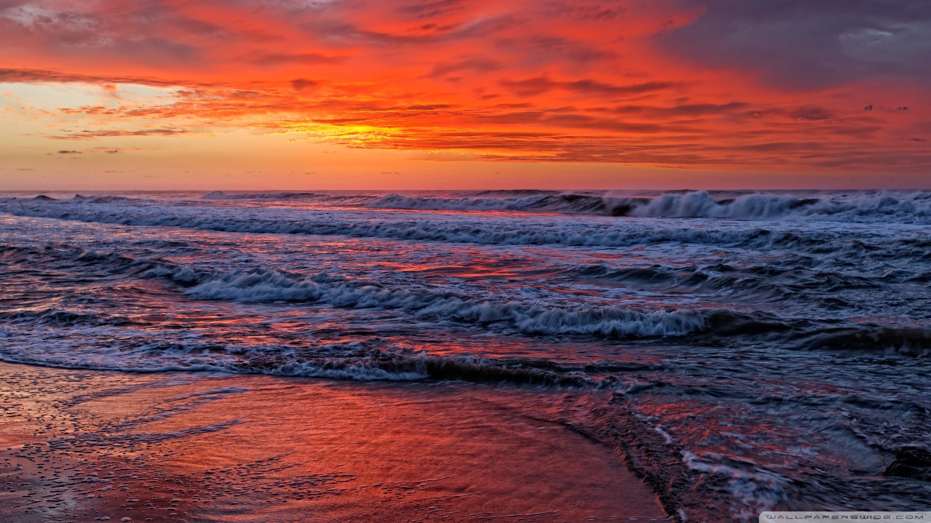 风景,落日余晖,儿童桌面专用