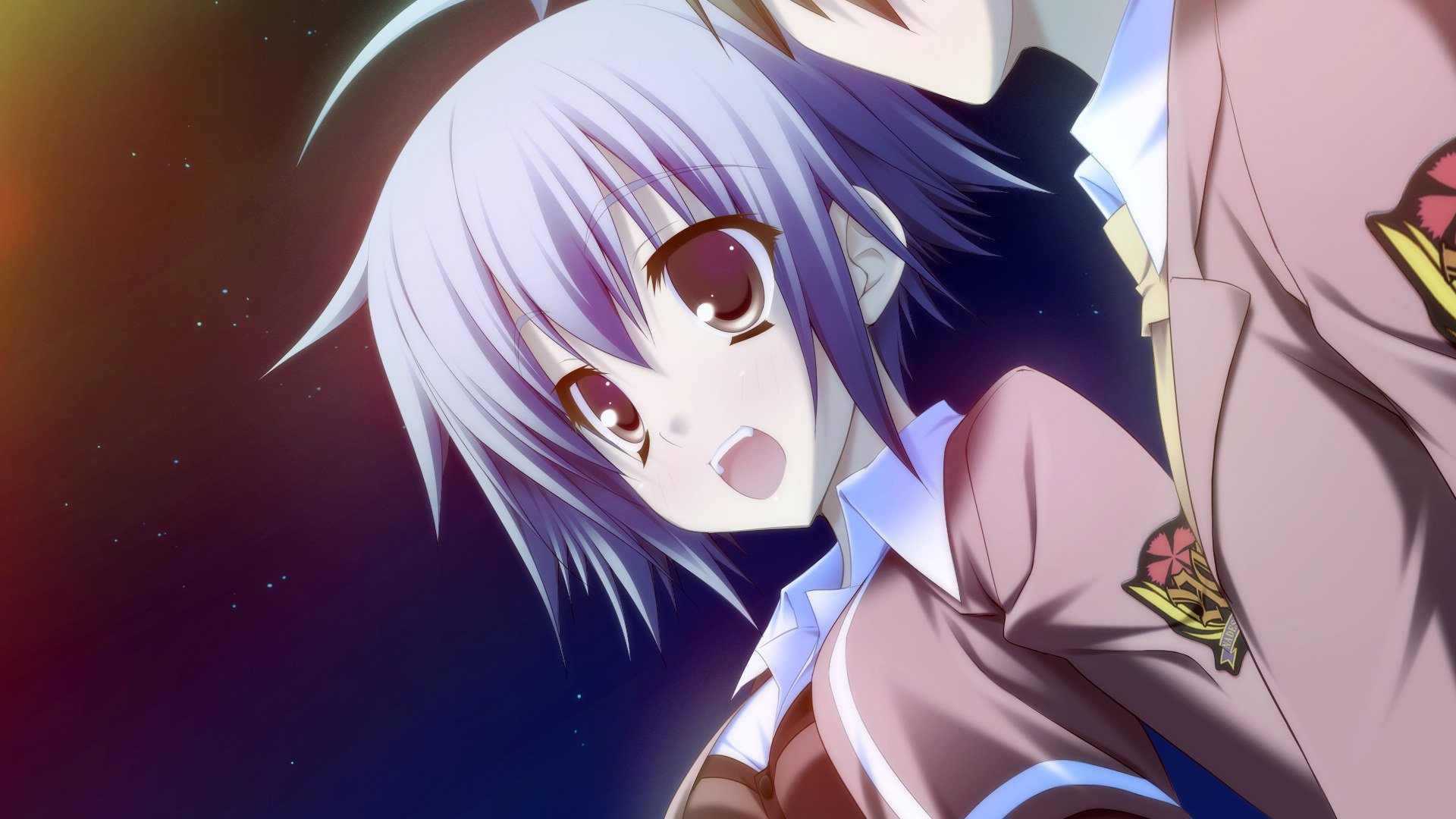 动漫,少女,萝莉,七彩的素描