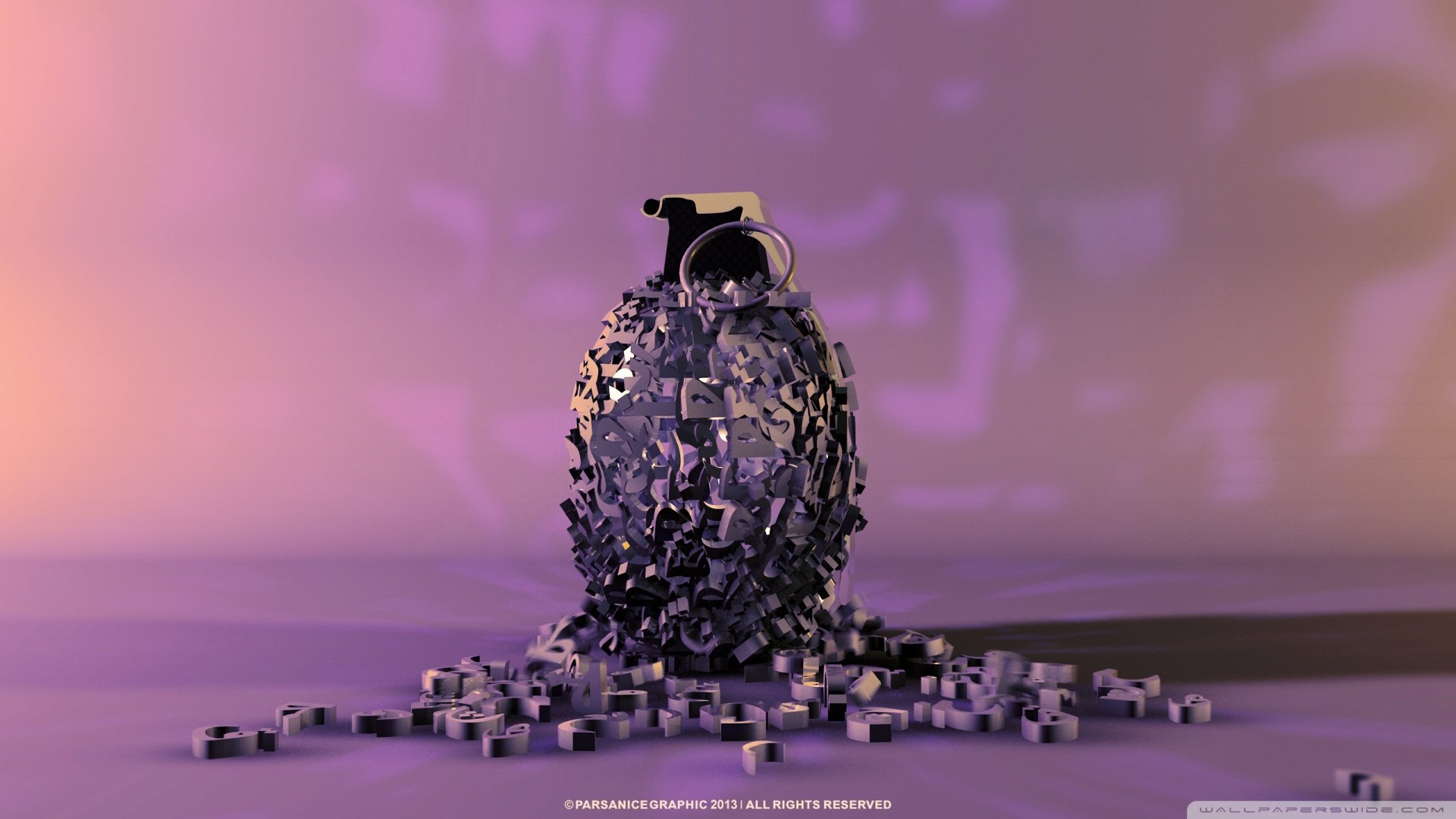 创意,设计,3D,手雷,儿童桌面专用