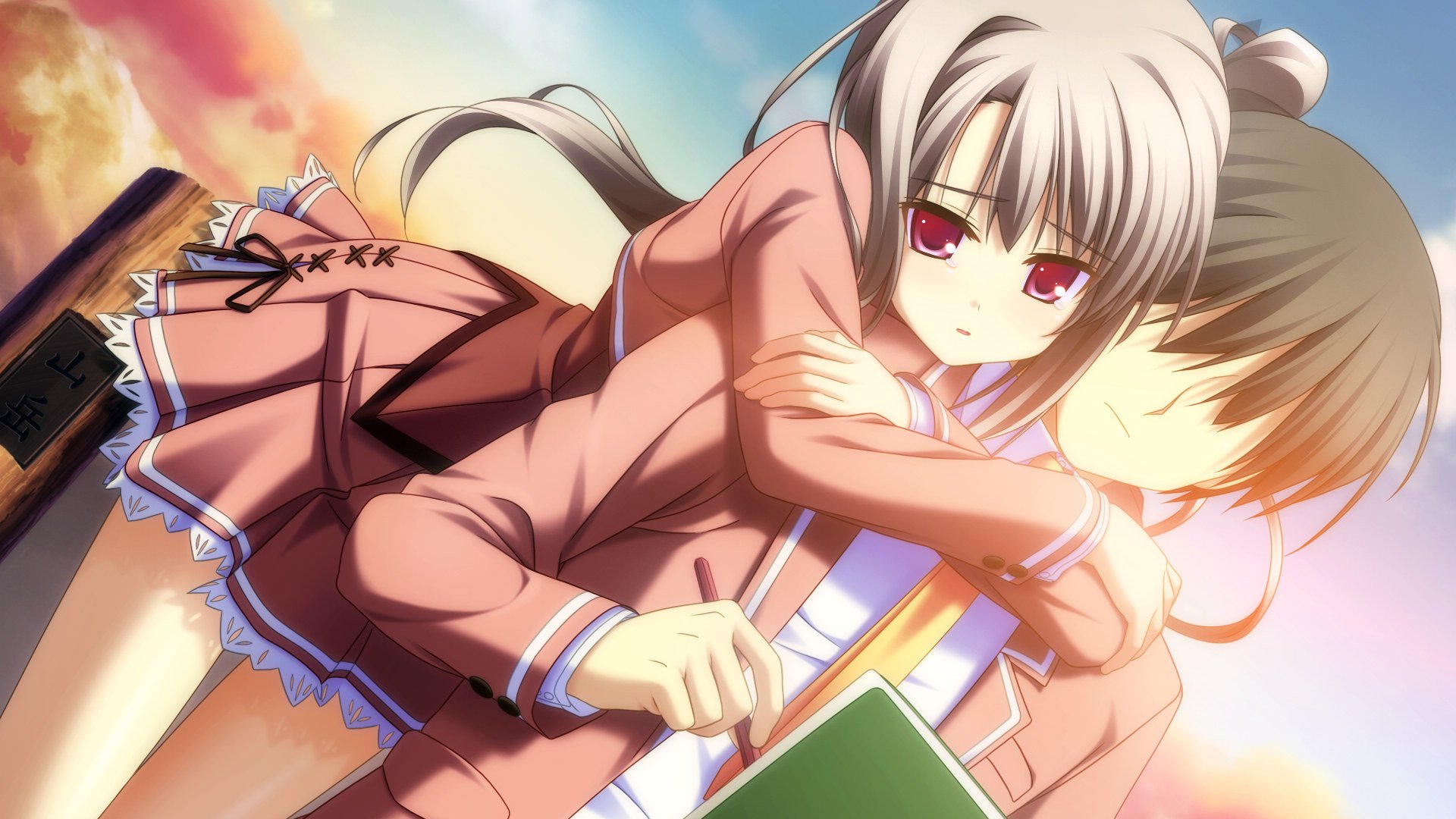 动漫,少女,萝莉,七彩的素描