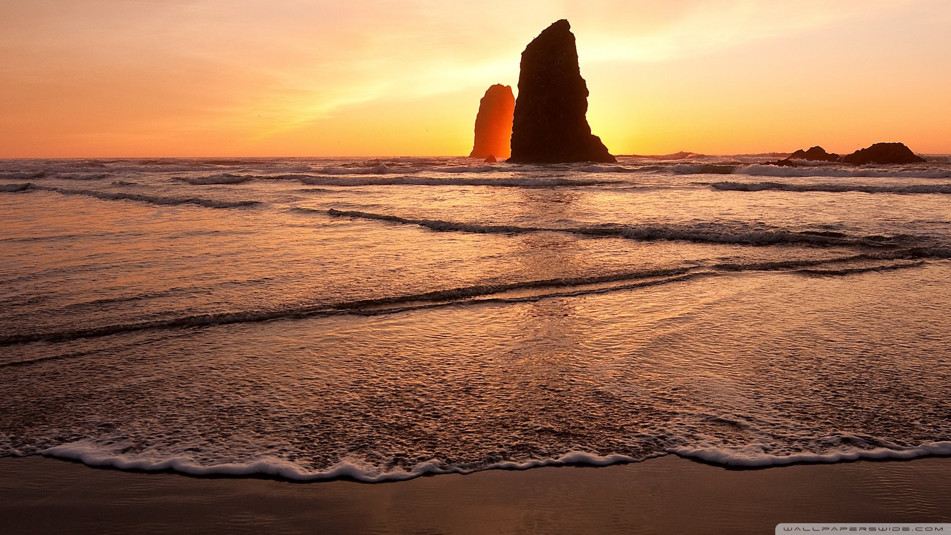 风景,落日余晖,儿童桌面专用