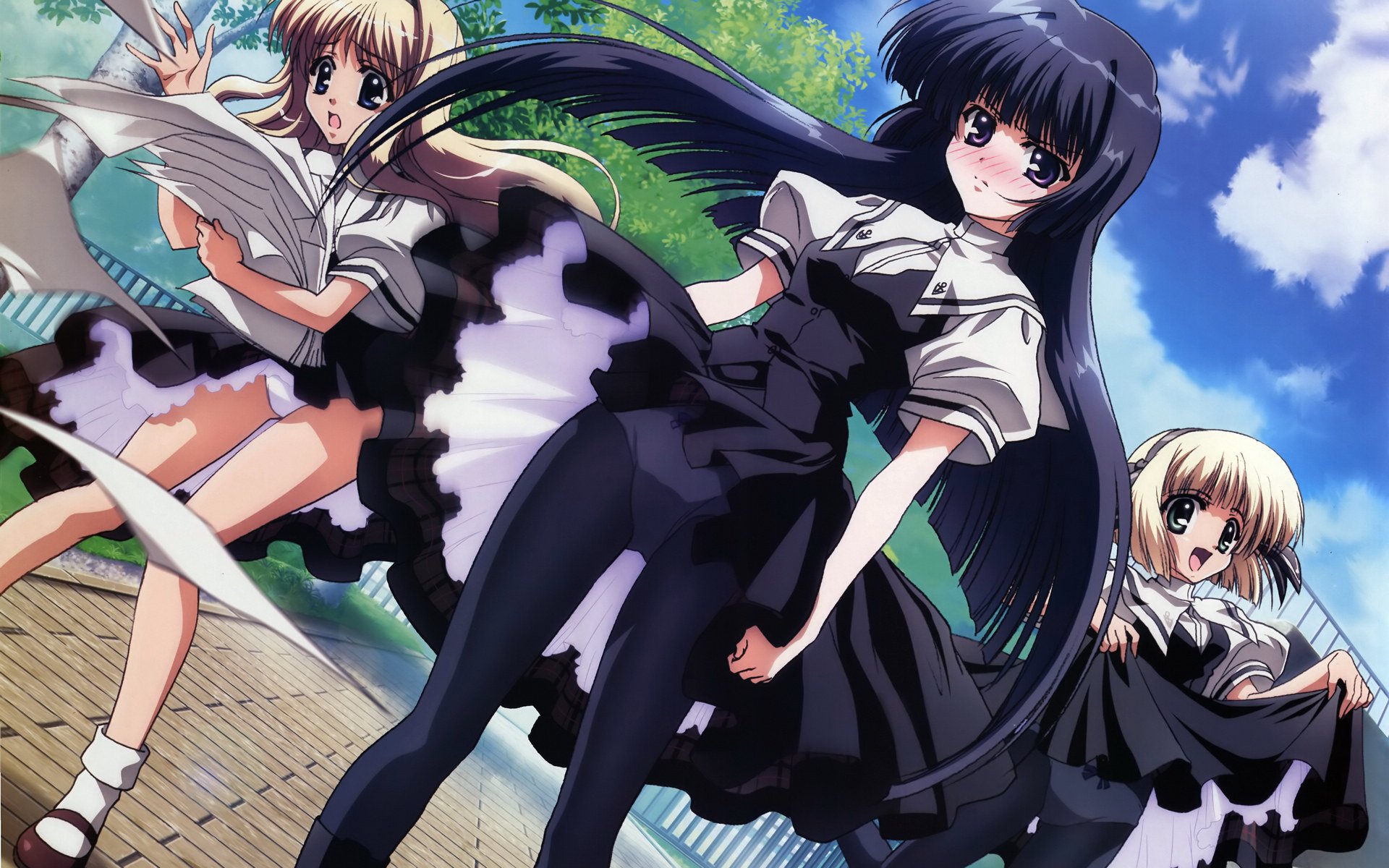 动漫,H2O赤沙的印记,少女,手绘,卡通,儿童桌面专用