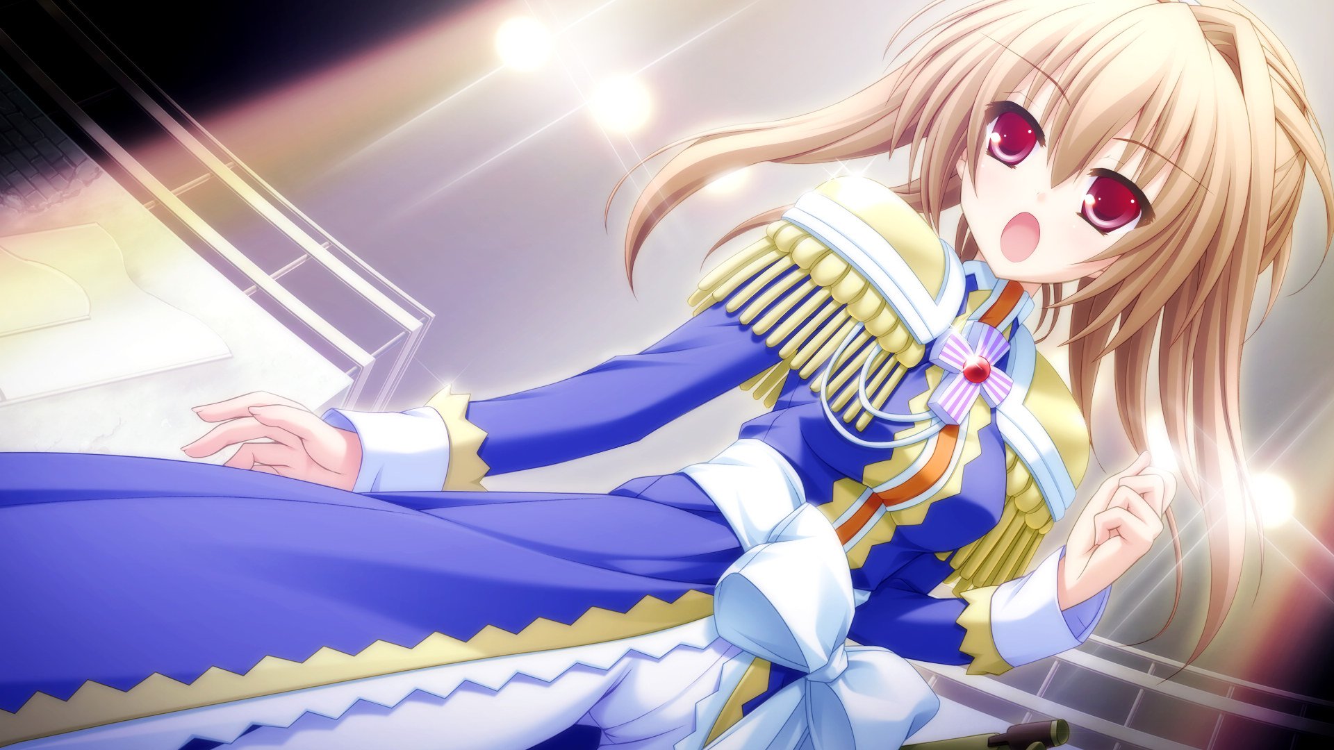 动漫,少女,萝莉,七彩的素描