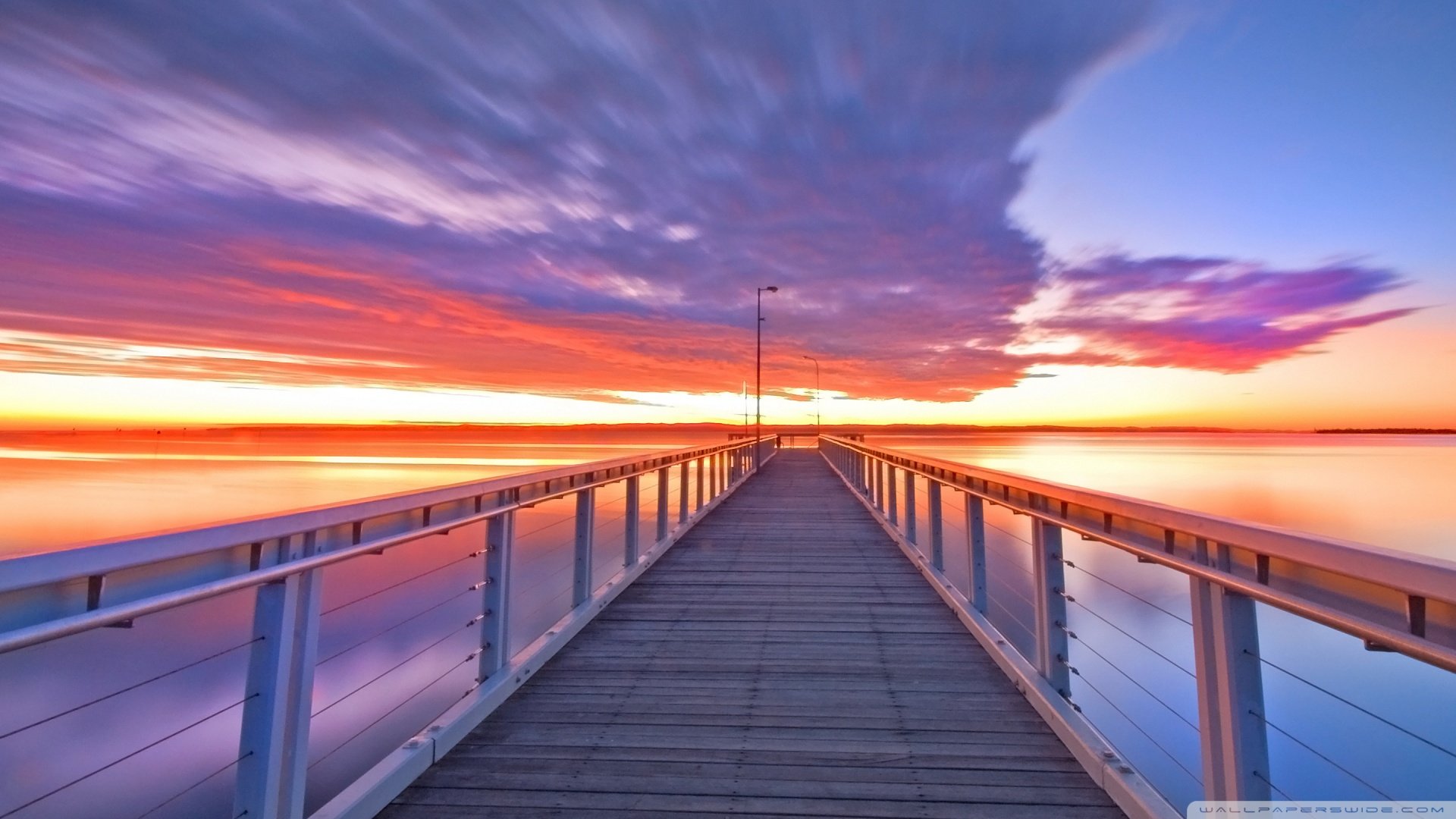 风景,落日余晖,儿童桌面专用