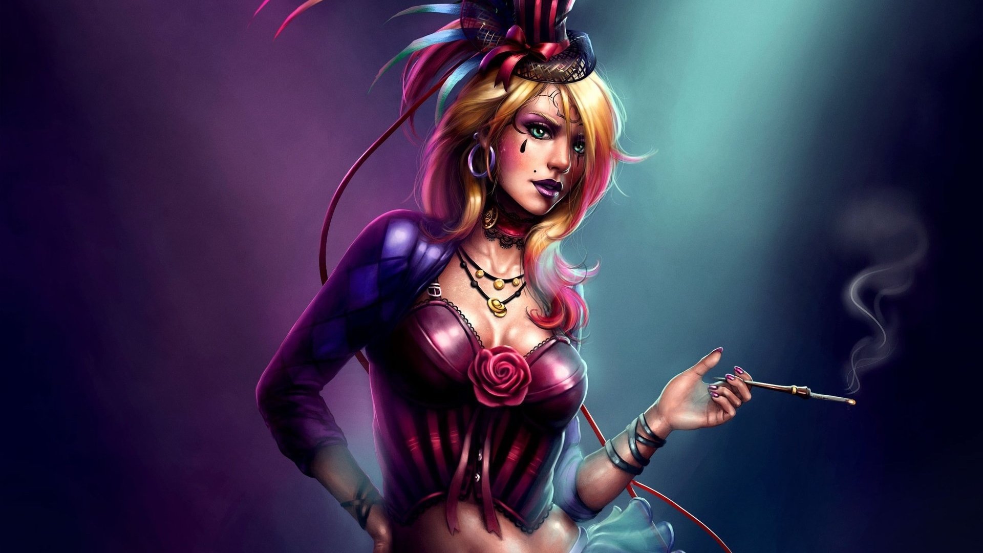 游戏,游戏美女,插画,Cg图