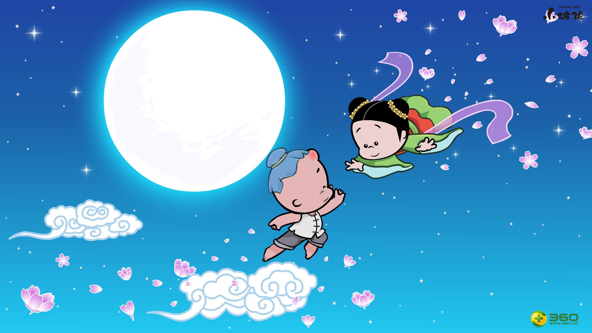 动漫,小破孩,七夕,儿童桌面专用