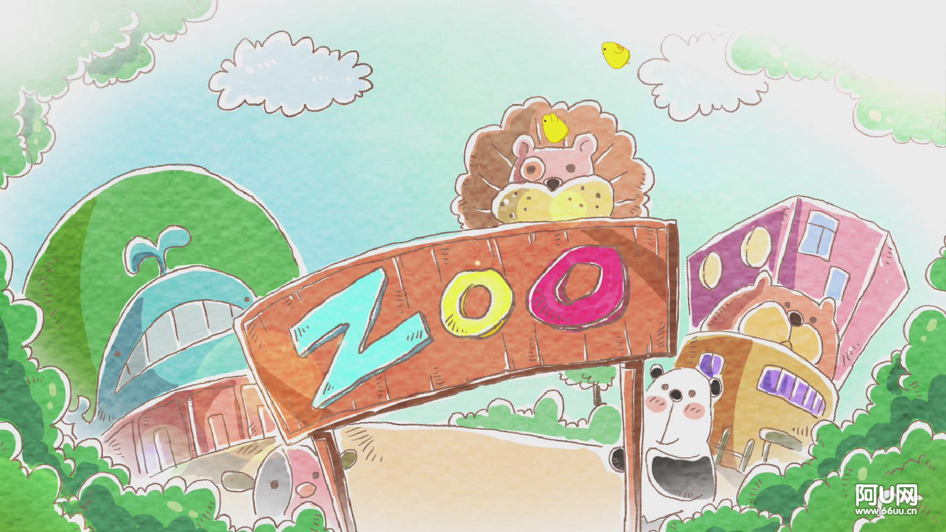 动漫,阿U,独家首发,原创,手绘,儿童桌面专用