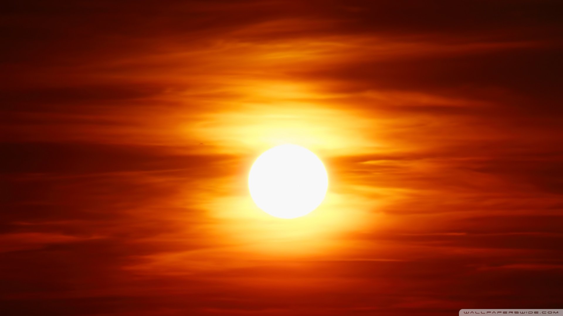 风景,落日余晖,儿童桌面专用