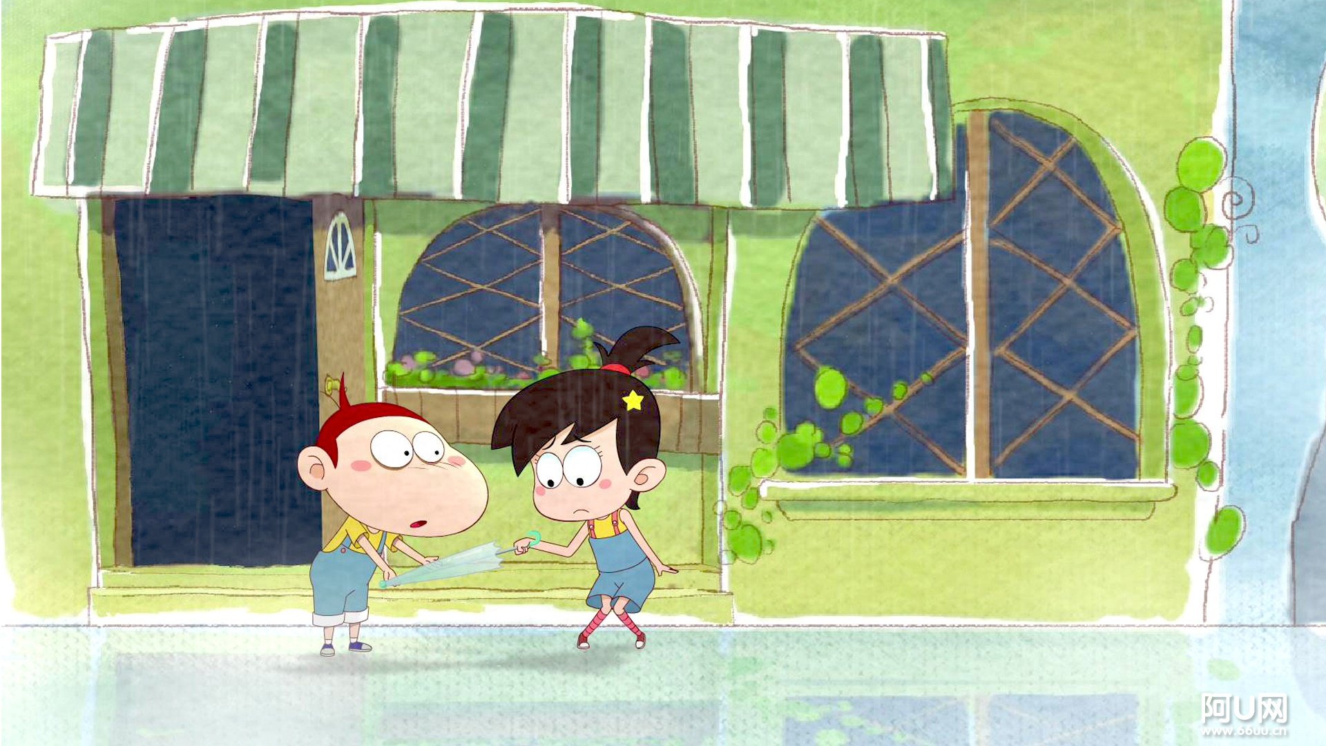 动漫,阿U,独家首发,原创,手绘,儿童桌面专用