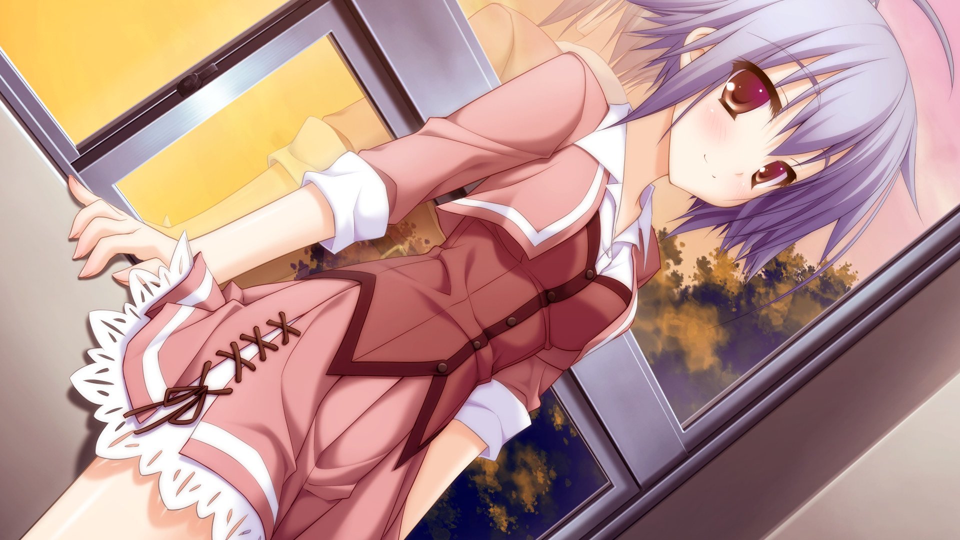 动漫,少女,萝莉,七彩的素描