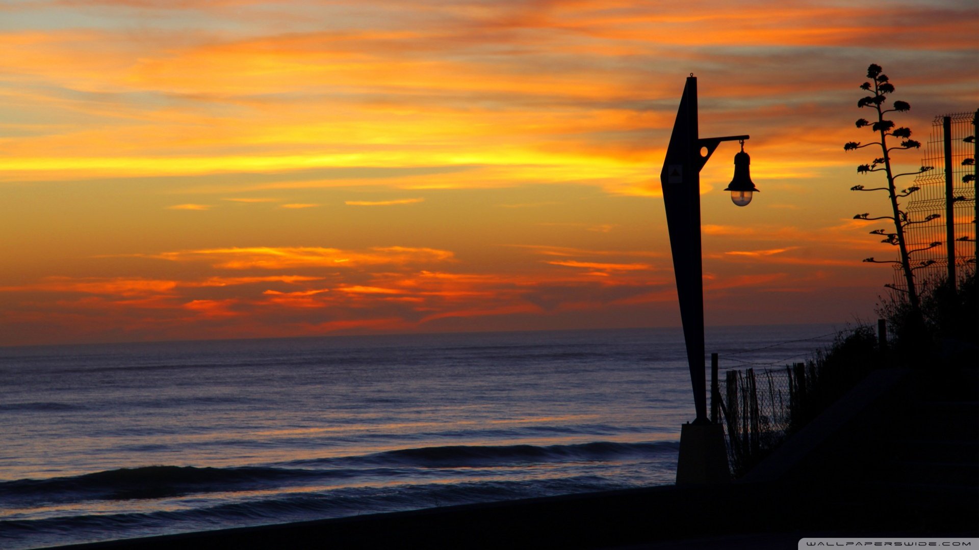 风景,落日余晖,儿童桌面专用