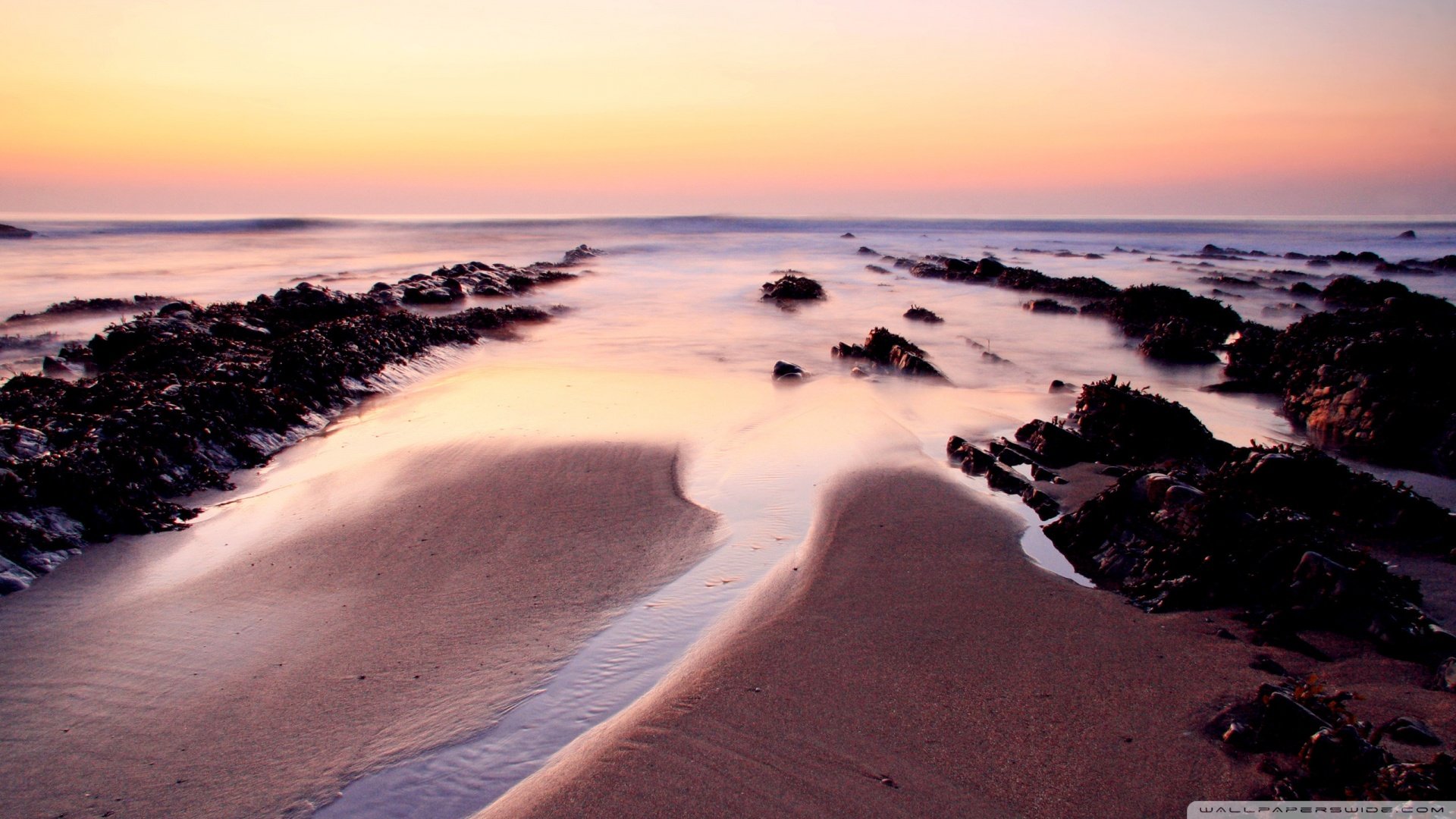 风景,落日余晖,儿童桌面专用
