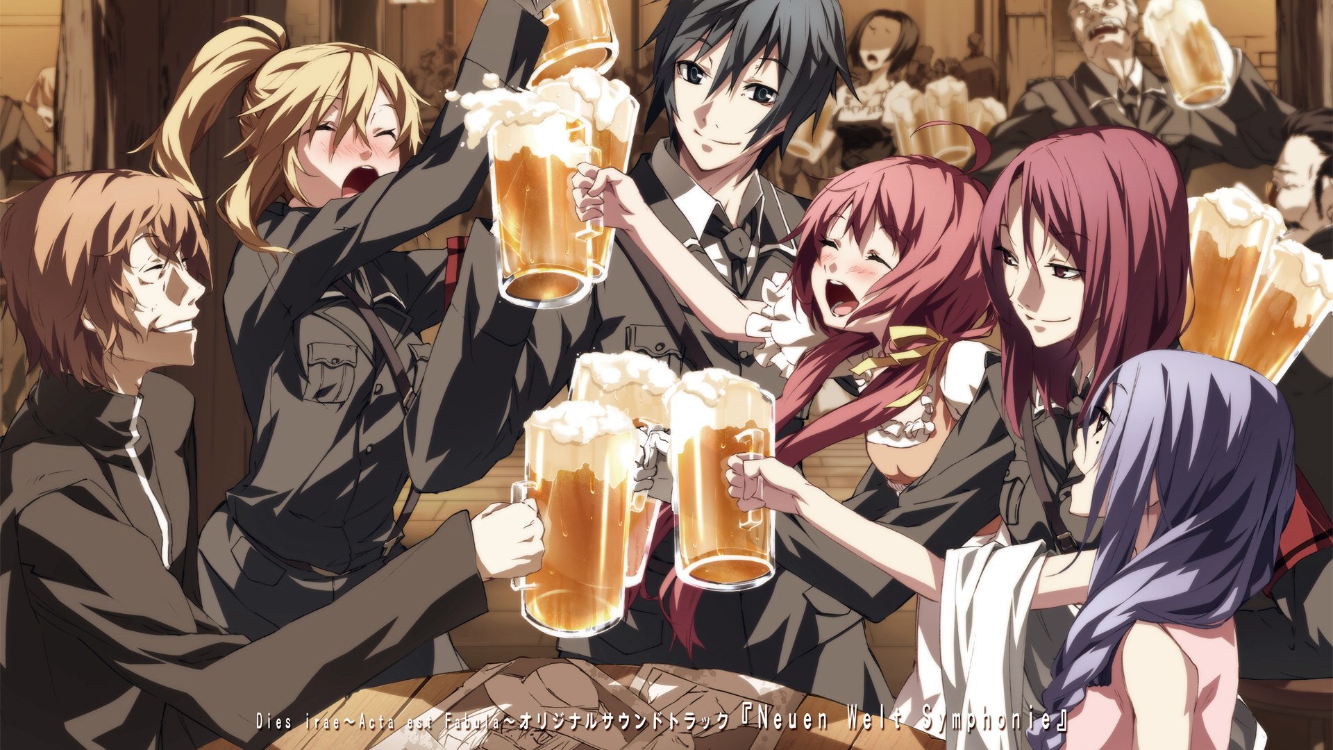 动漫,Dies,irae,少女,手绘