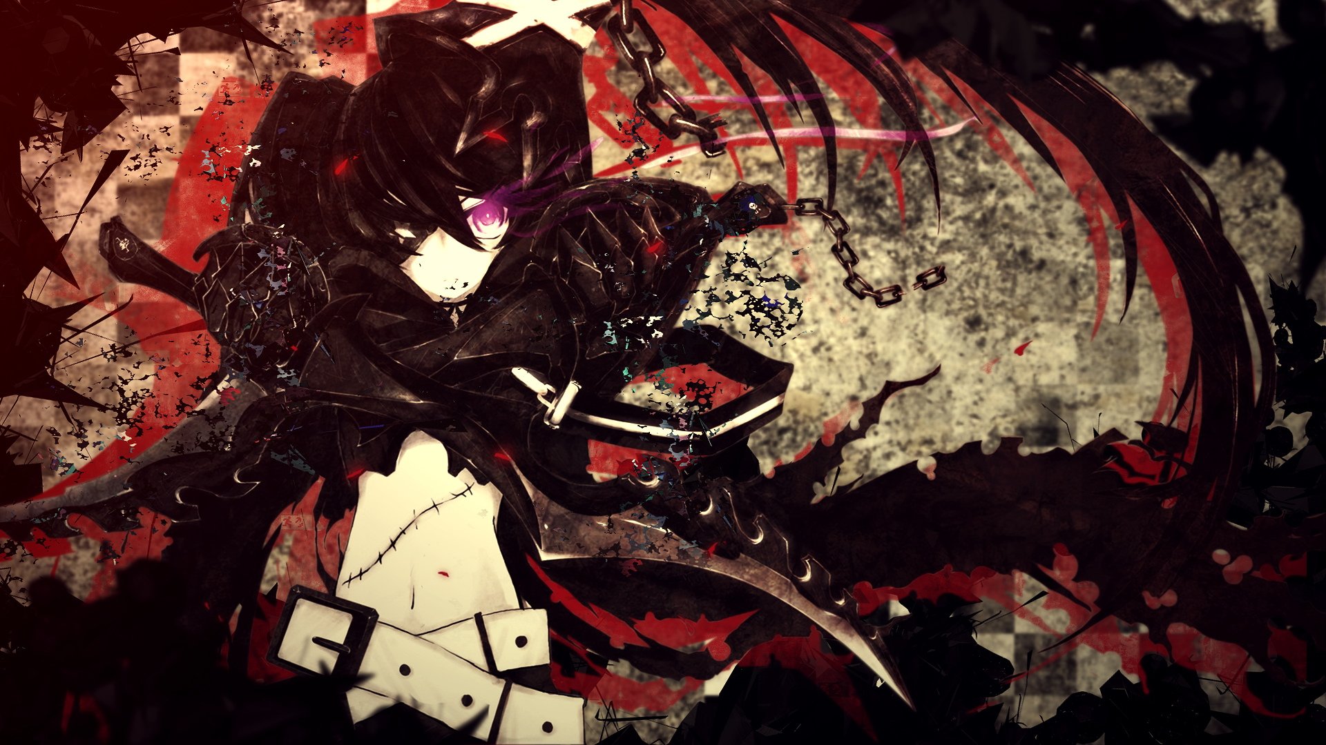 动漫,少女,手绘,萝莉,黑岩射手