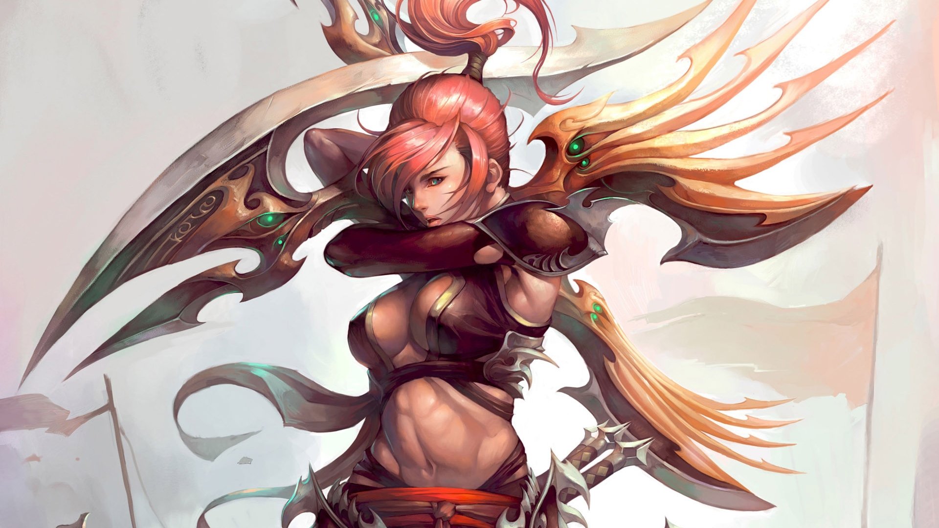 游戏,游戏角色,场景,插画,游戏美女