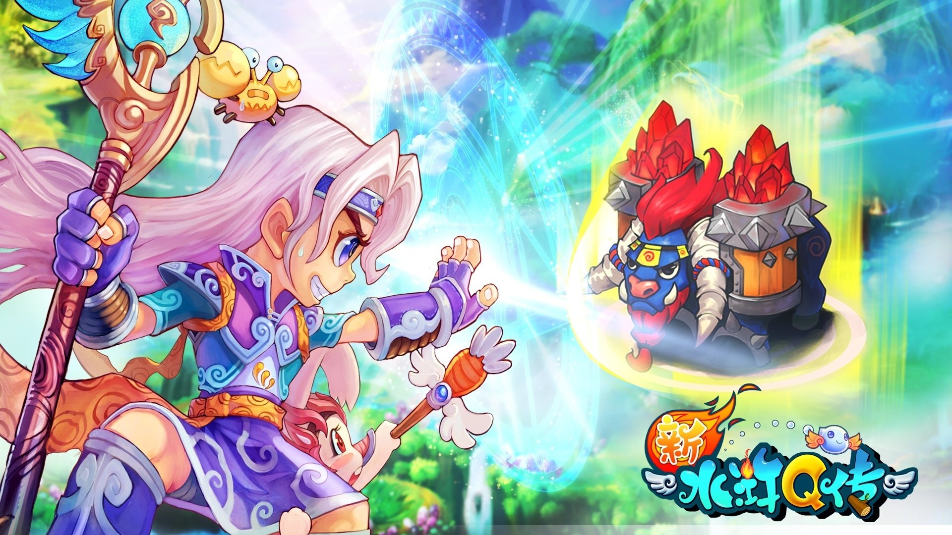 游戏,插画,Cg图,水浒Q传