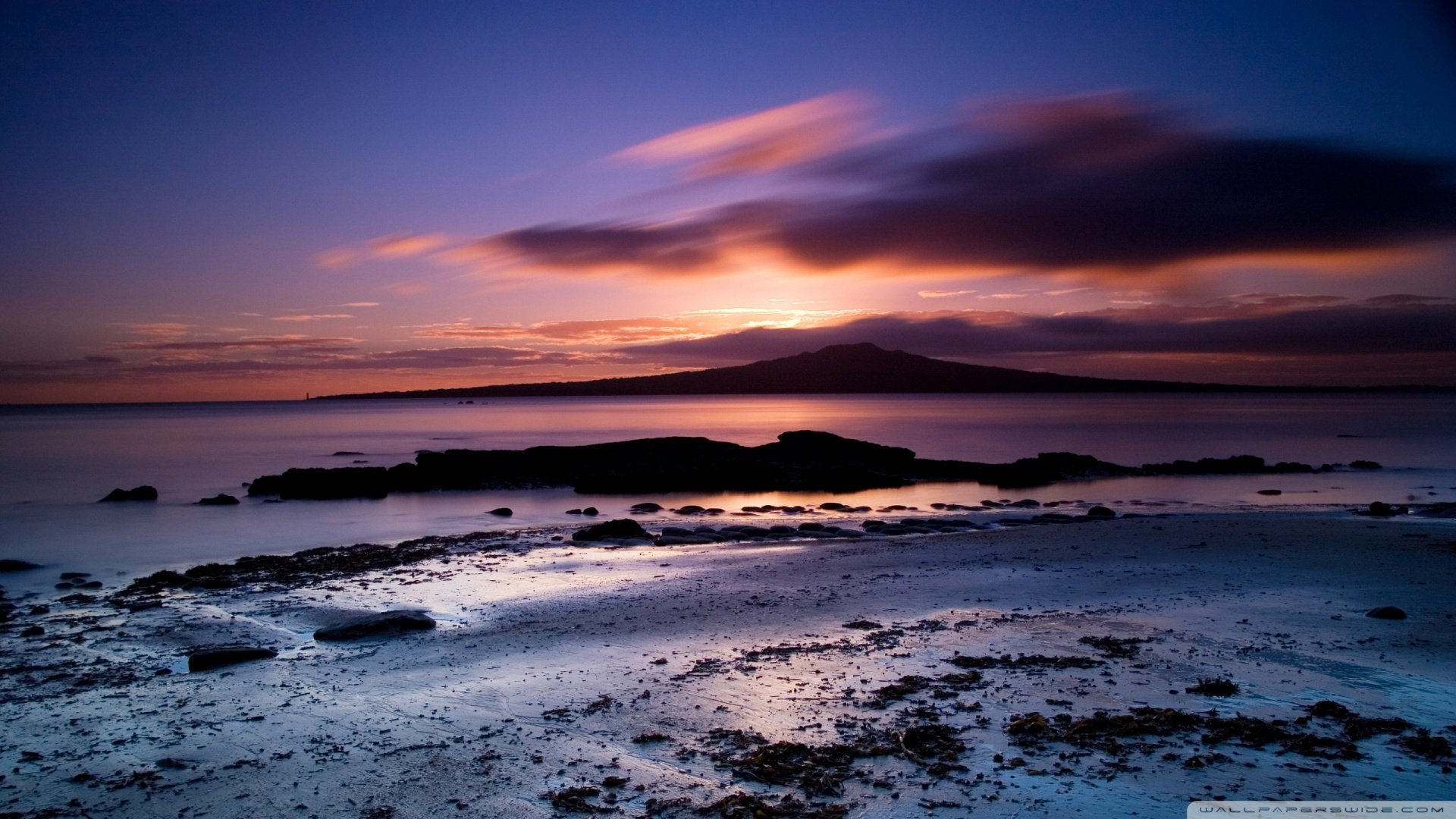 风景,落日余晖,儿童桌面专用