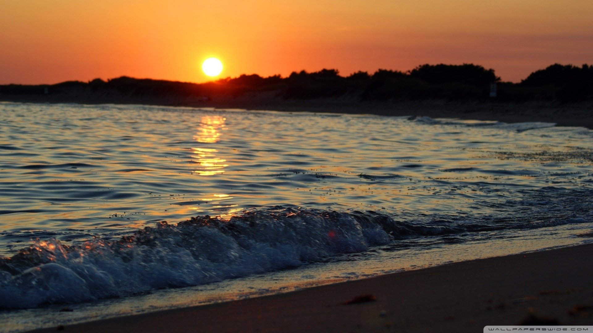 风景,落日余晖,儿童桌面专用