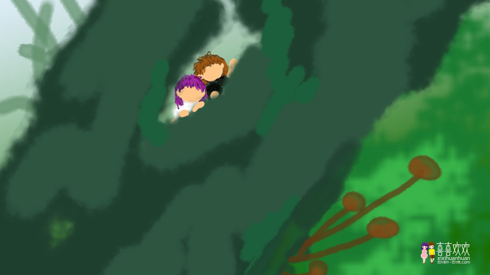 动漫,画儿晴天,儿童桌面专用