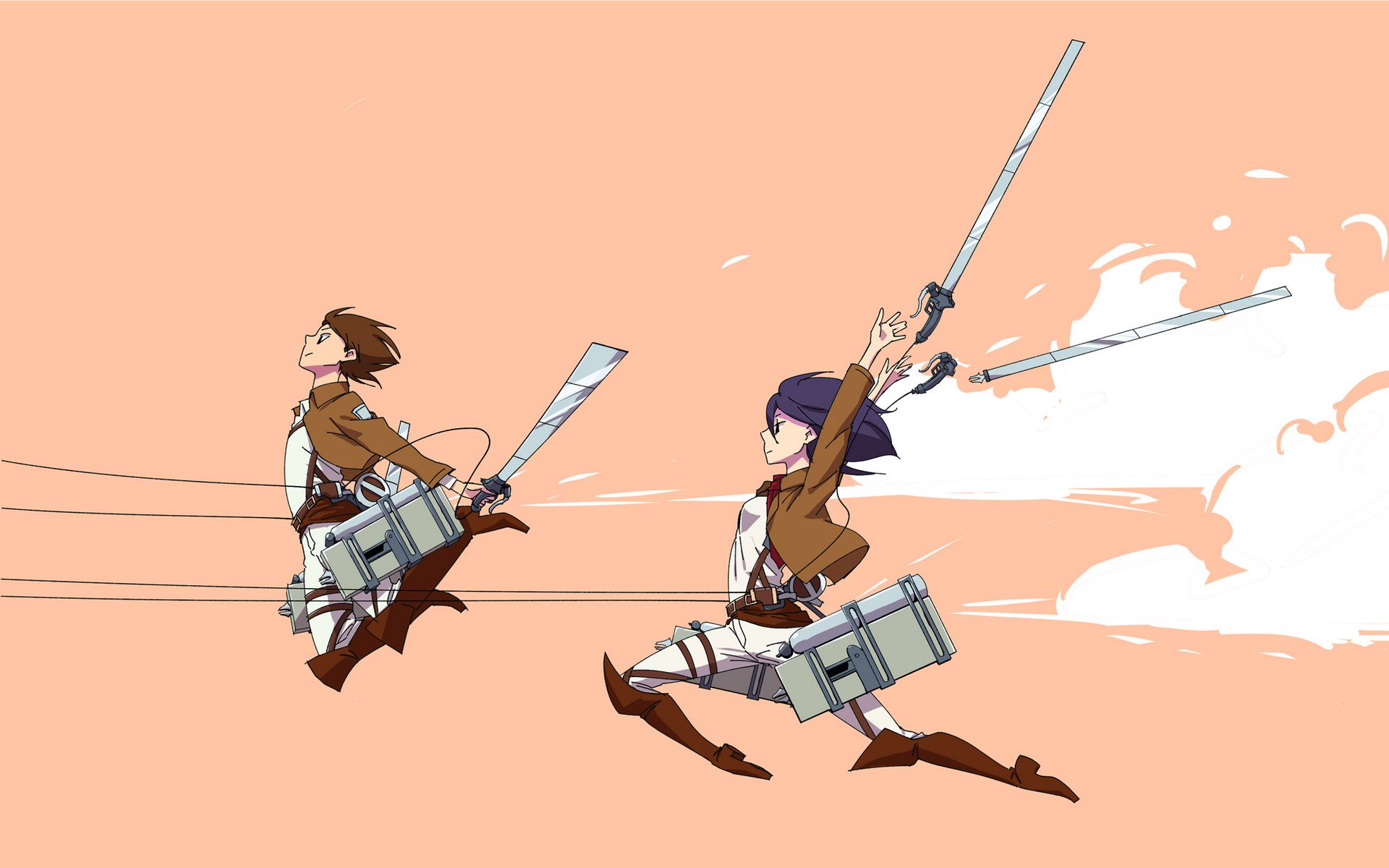 动漫,进击巨人,儿童桌面专用