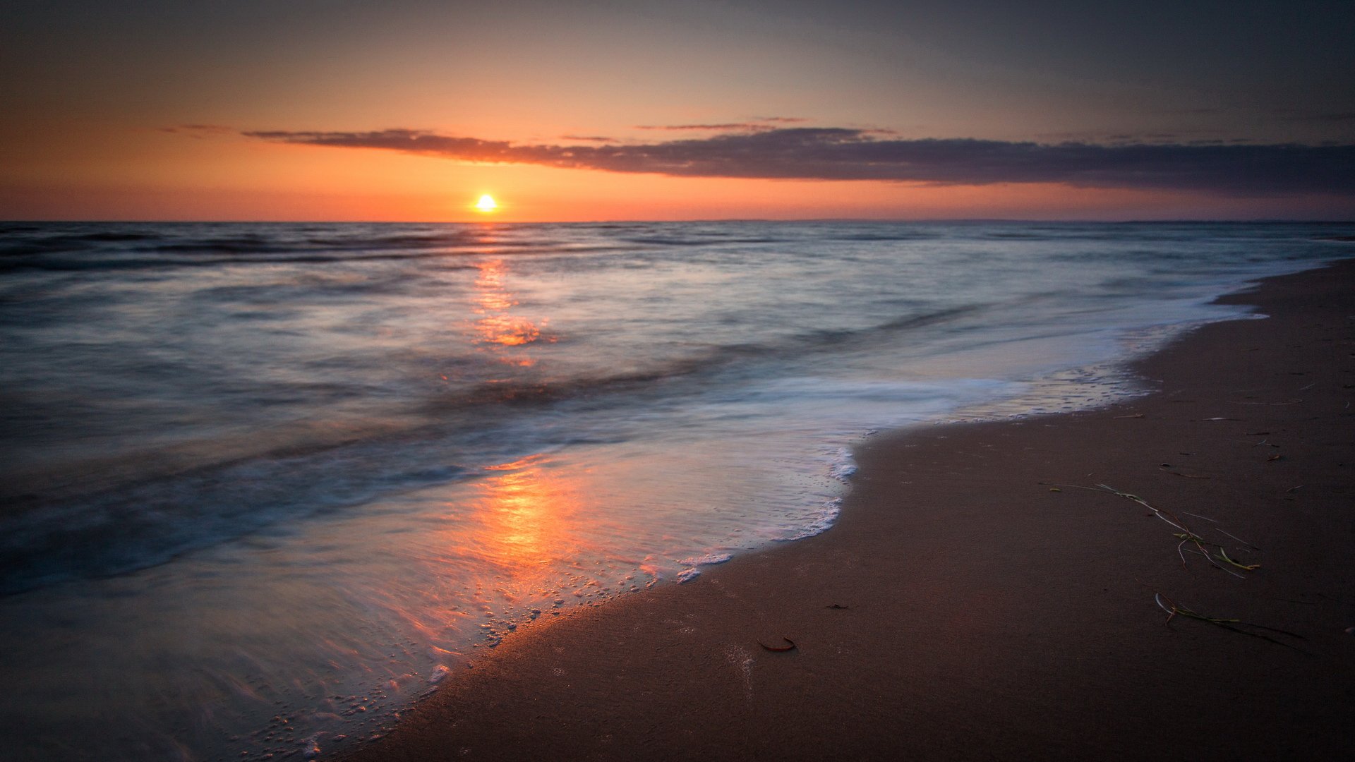 风景,落日余晖,儿童桌面专用