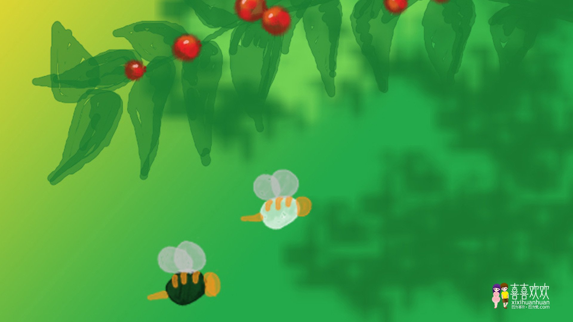 动漫,画儿晴天,儿童桌面专用