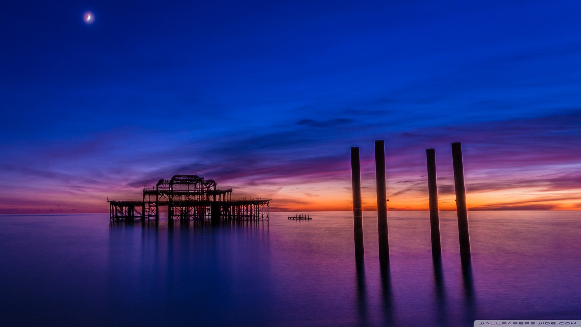 风景,落日余晖,儿童桌面专用