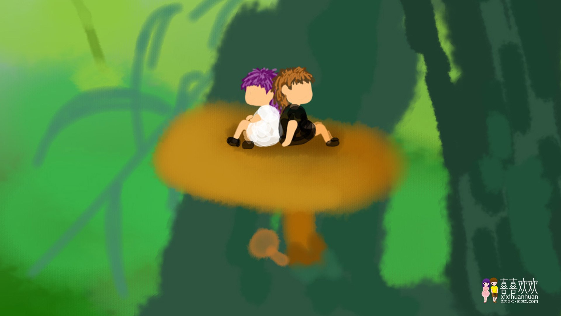 动漫,画儿晴天,儿童桌面专用