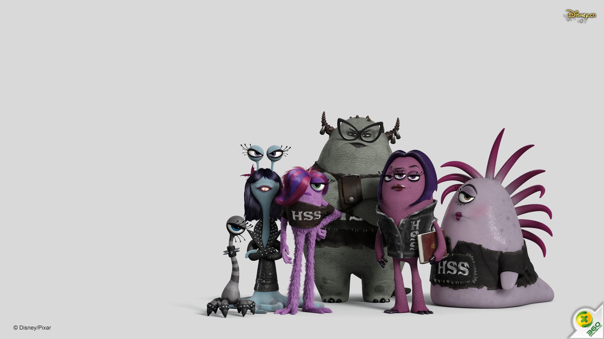 动漫,怪物大学,迪士尼,皮克斯,独家首发,怪兽大学,儿童桌面专用