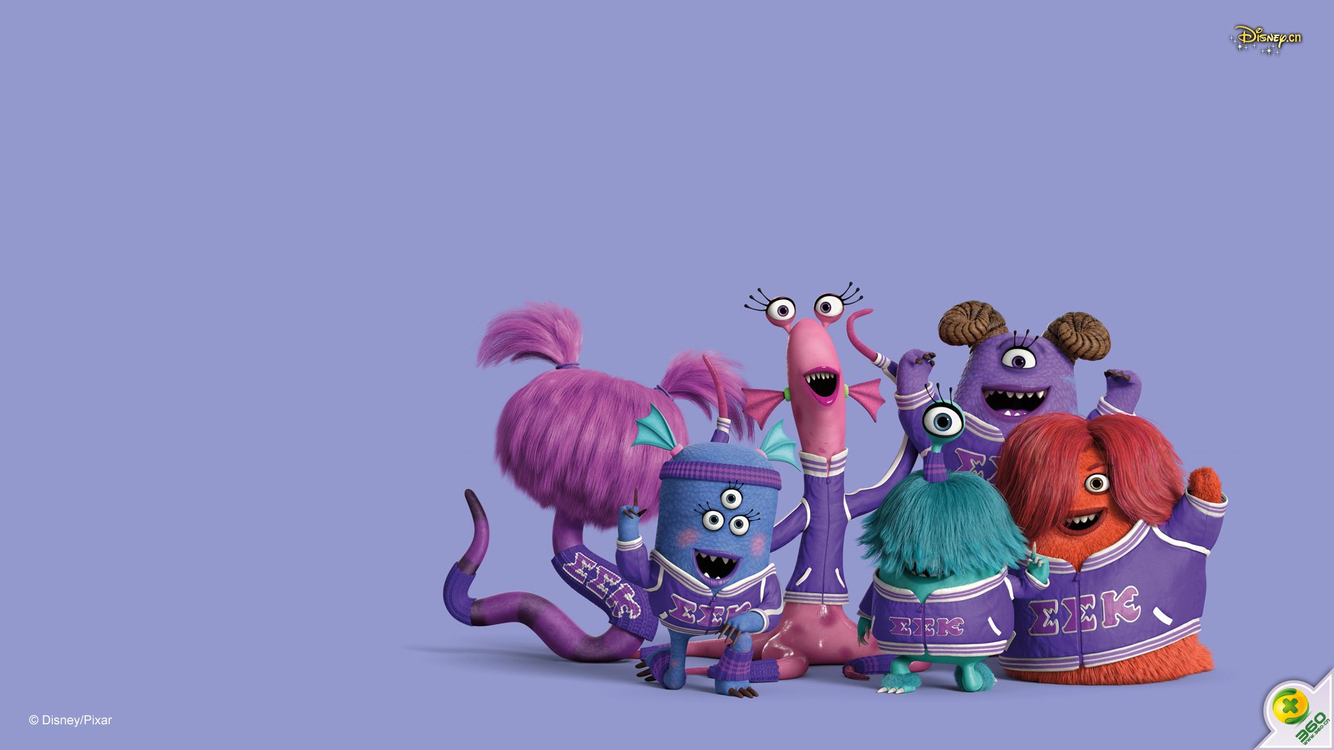 动漫,怪物大学,迪士尼,皮克斯,独家首发,怪兽大学,儿童桌面专用