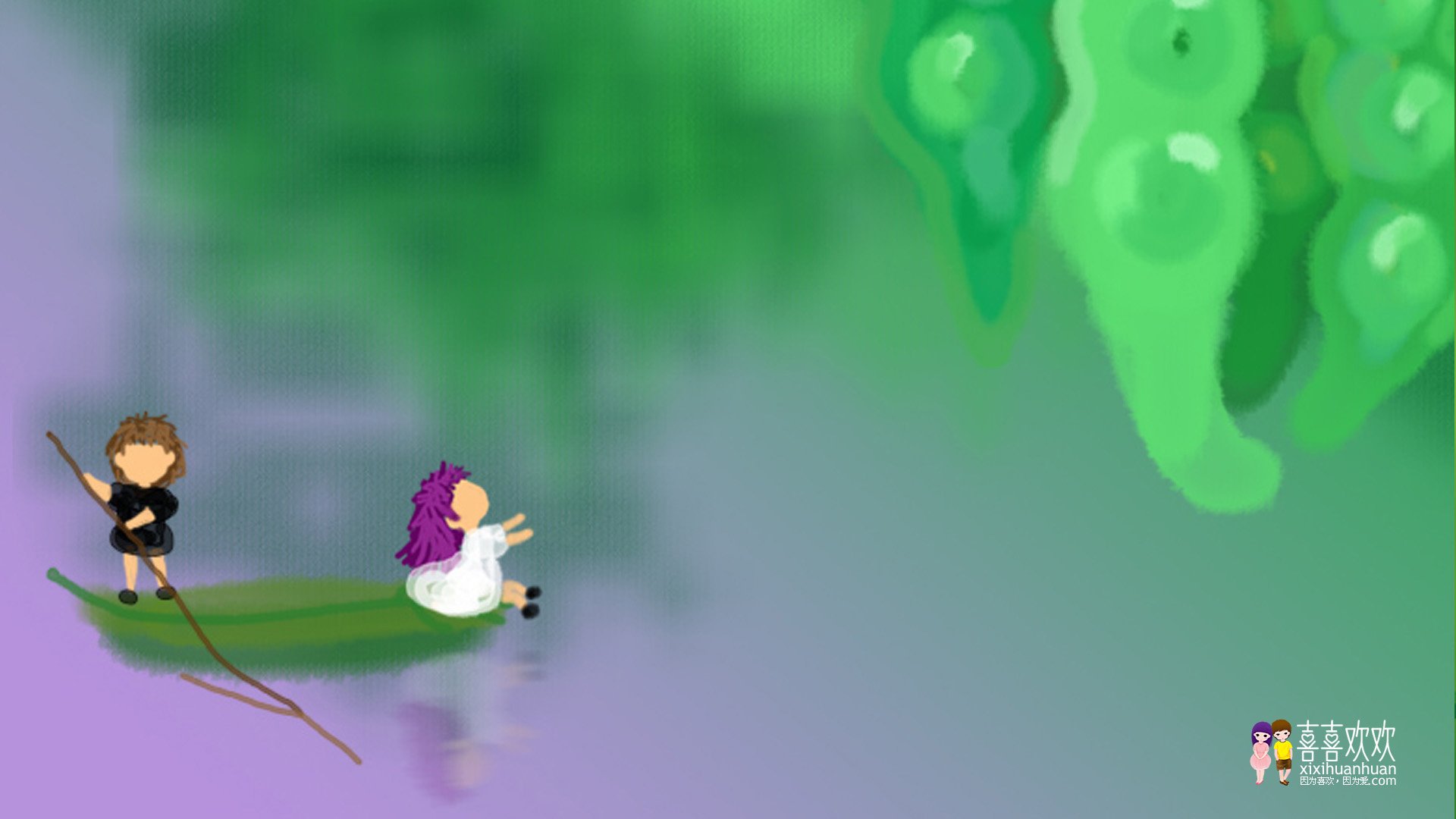 动漫,画儿晴天,儿童桌面专用