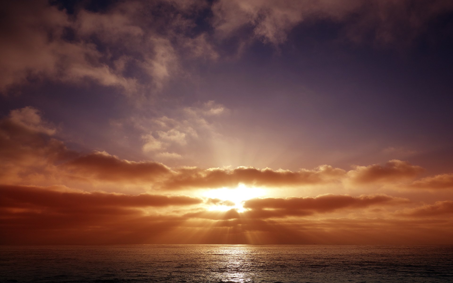 风景,落日余晖,儿童桌面专用