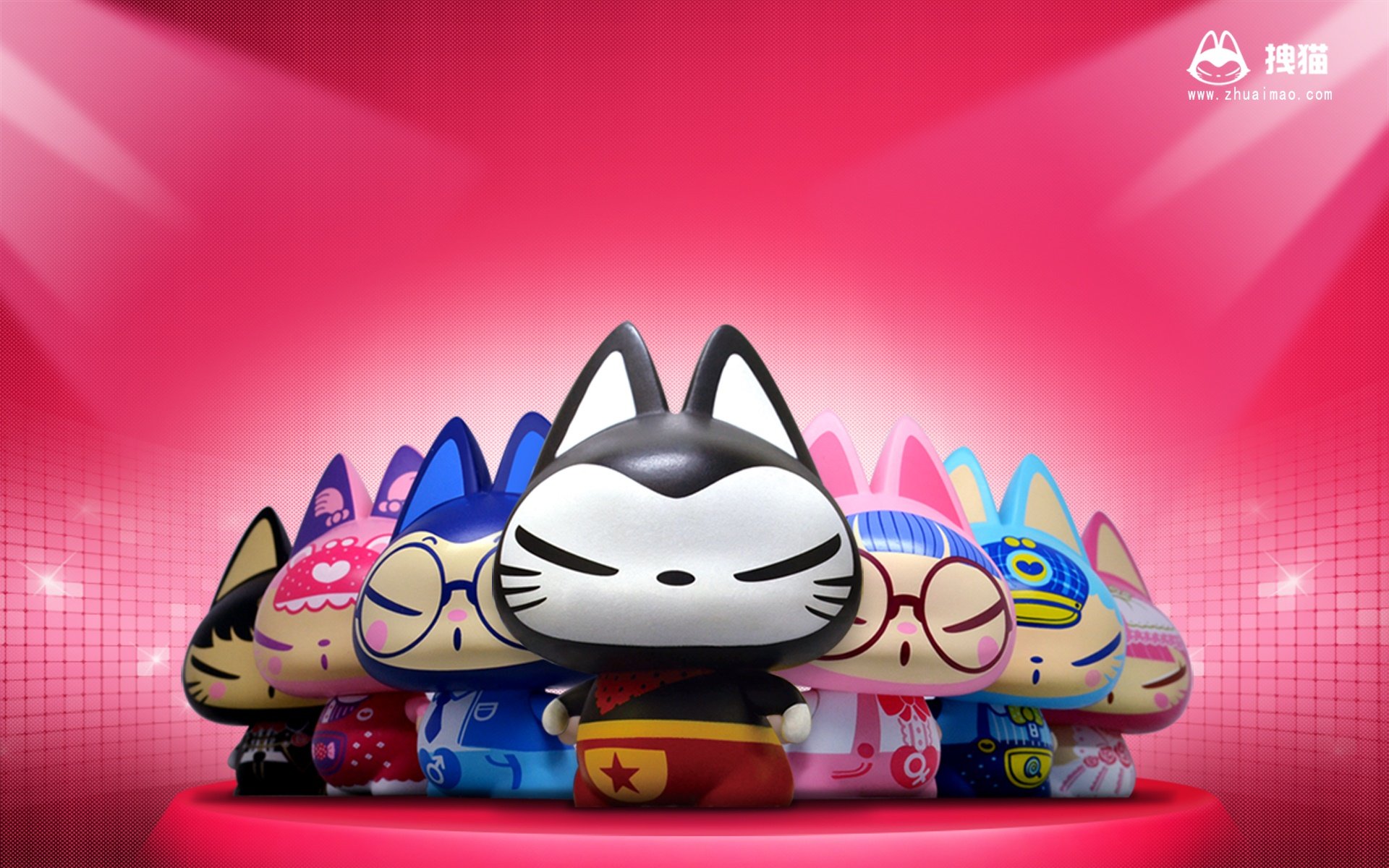 动漫,卡通,拽猫,七夕,儿童桌面专用