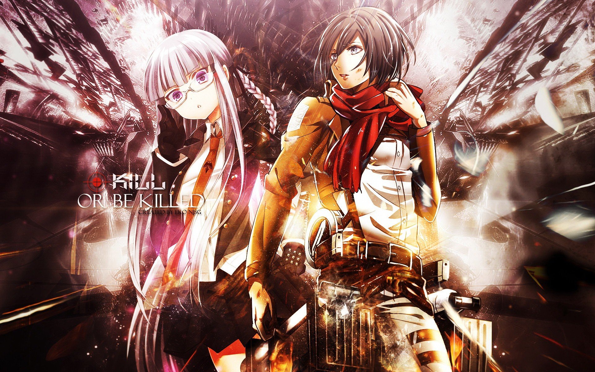 动漫,进击巨人,儿童桌面专用