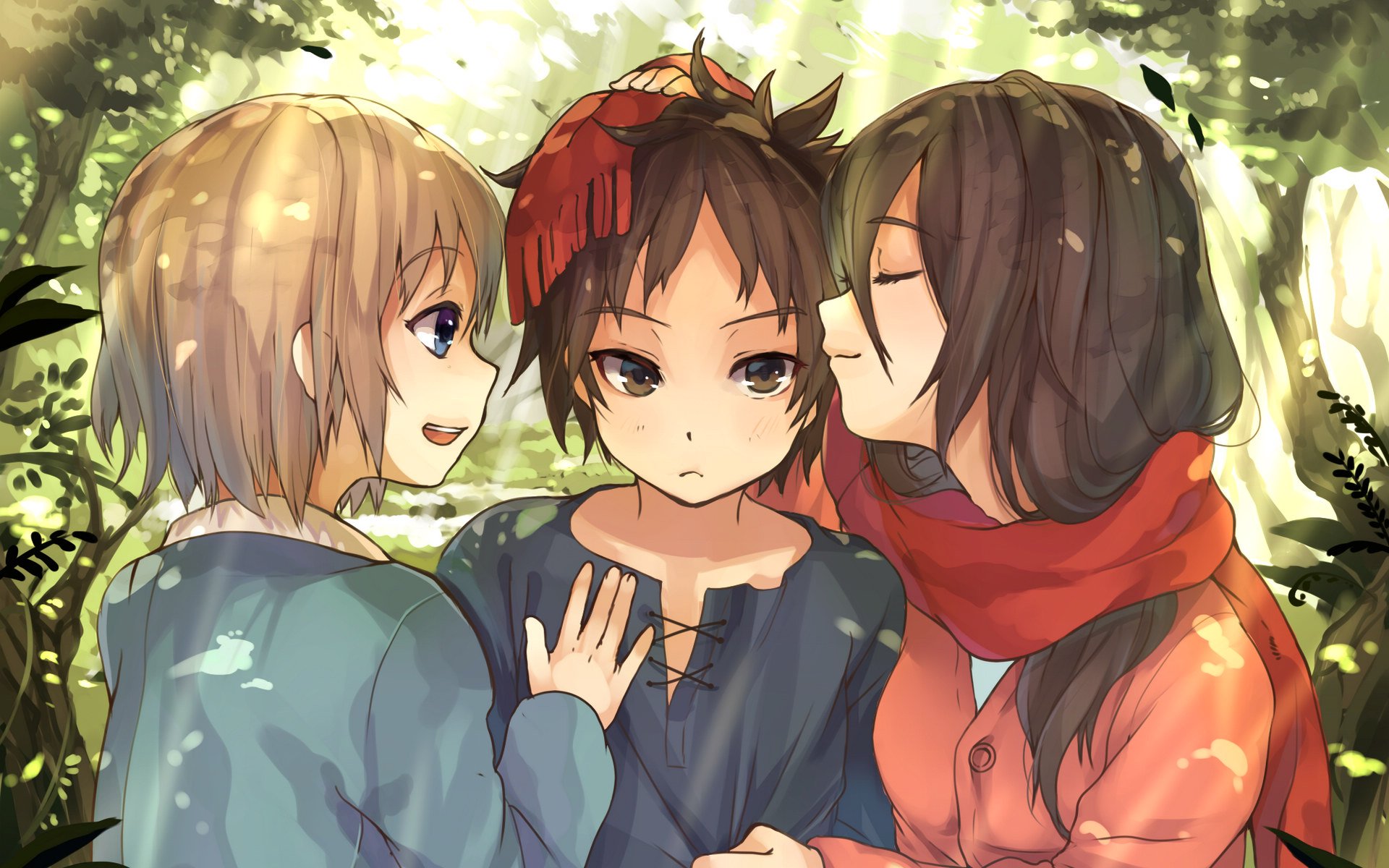 动漫,进击巨人,儿童桌面专用