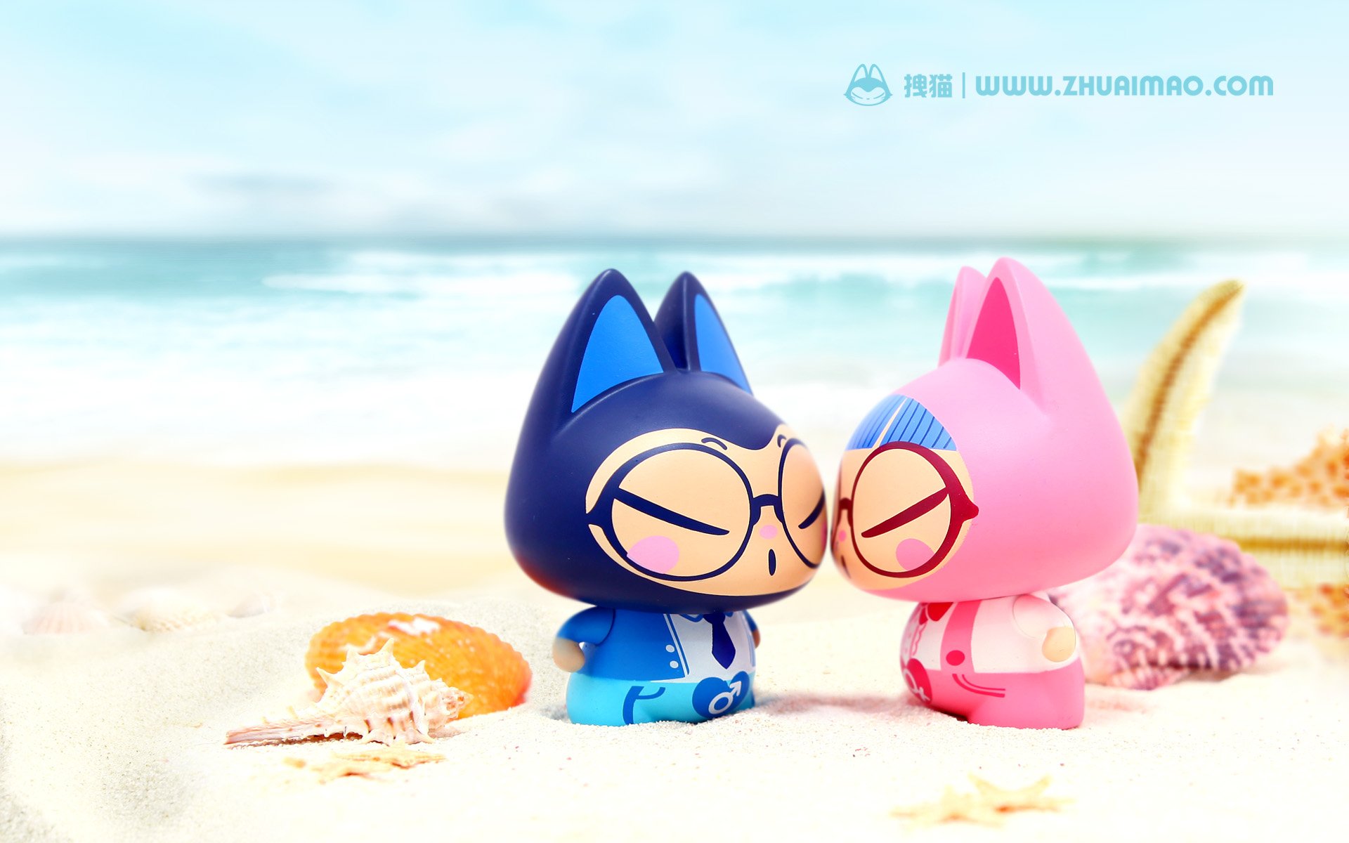 动漫,卡通,拽猫,七夕,儿童桌面专用