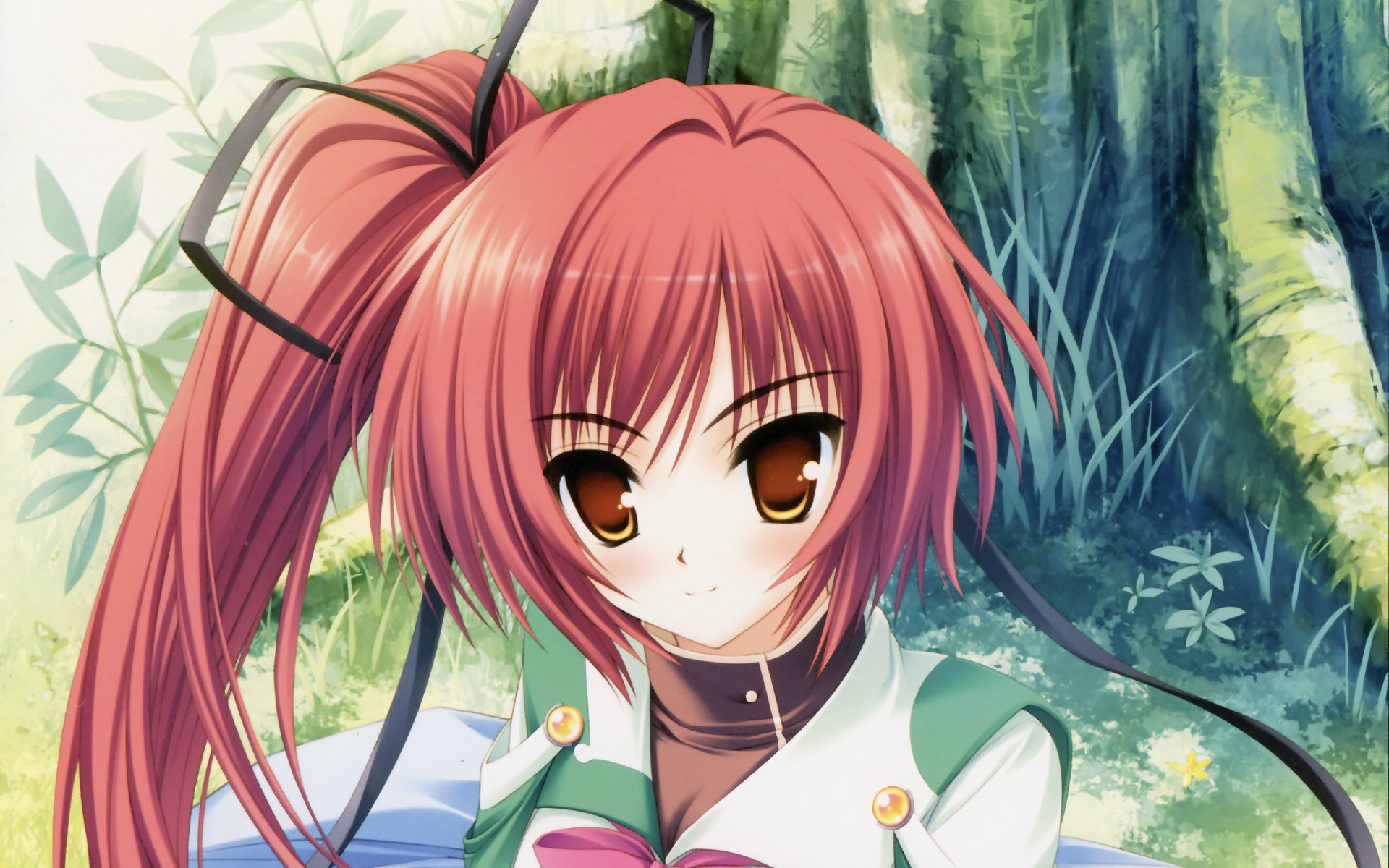 动漫,世界之树,少女,萝莉,手绘,儿童桌面专用