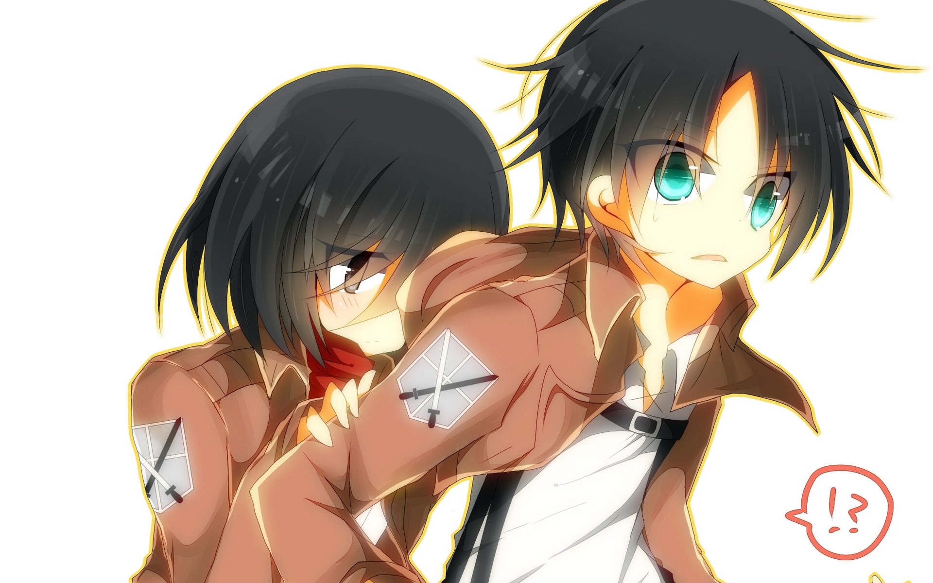 动漫,进击巨人,儿童桌面专用