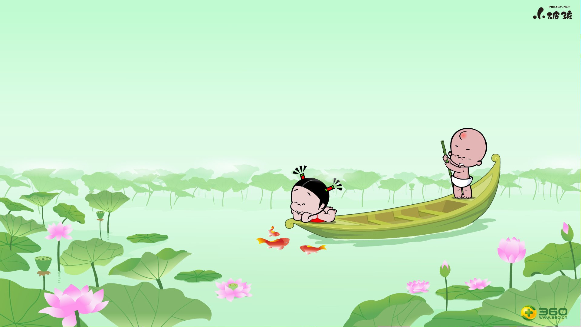 动漫,七夕,小破孩,儿童桌面专用