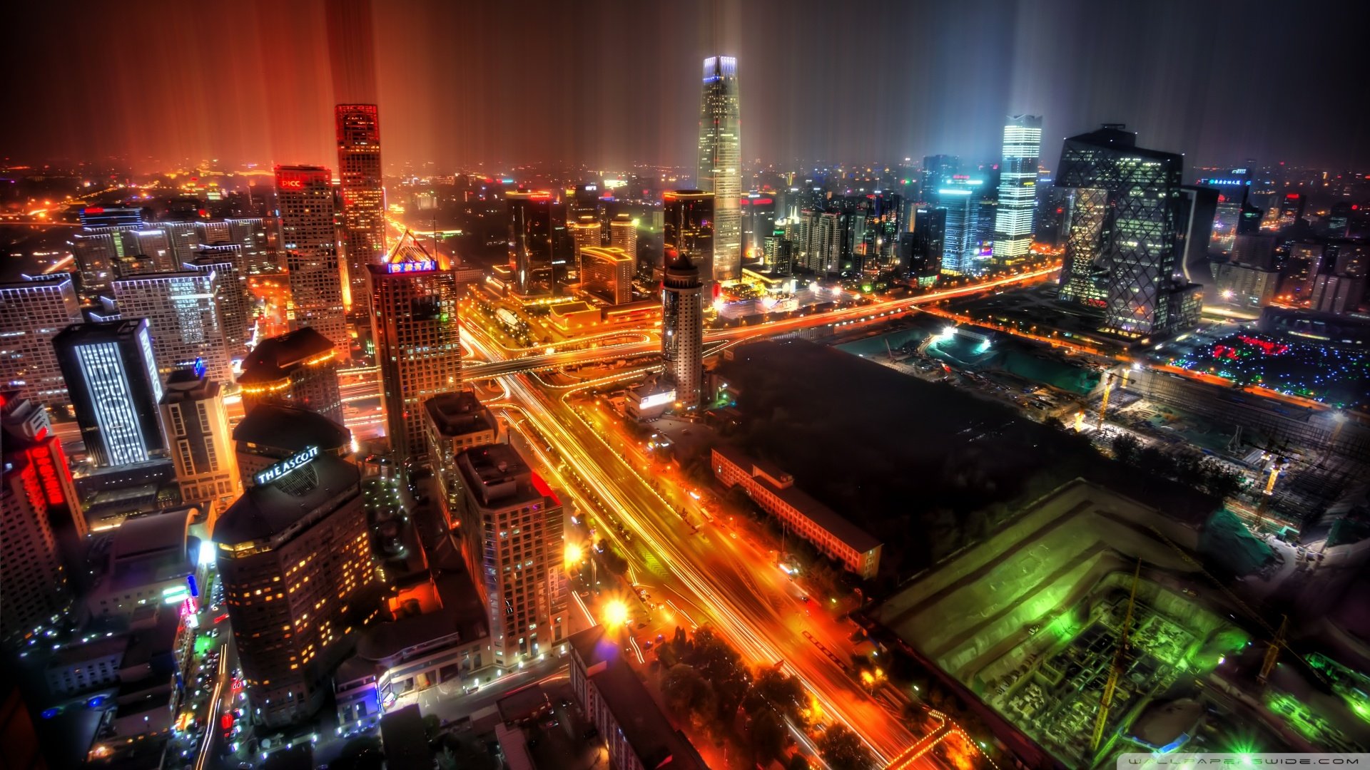 风景,城市夜景,儿童桌面专用