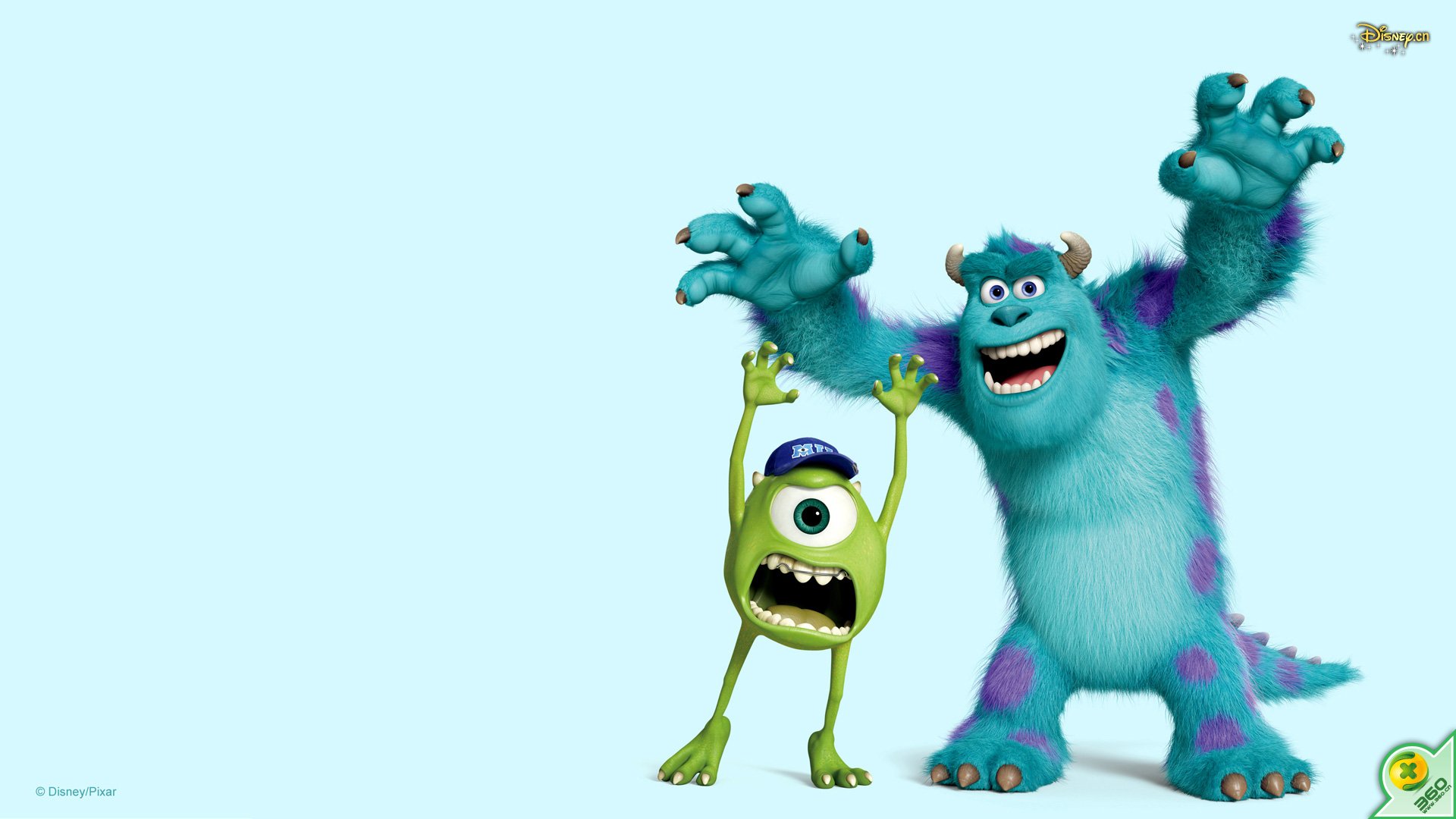 动漫,怪兽大学,迪士尼,皮克斯,独家首发,儿童桌面专用