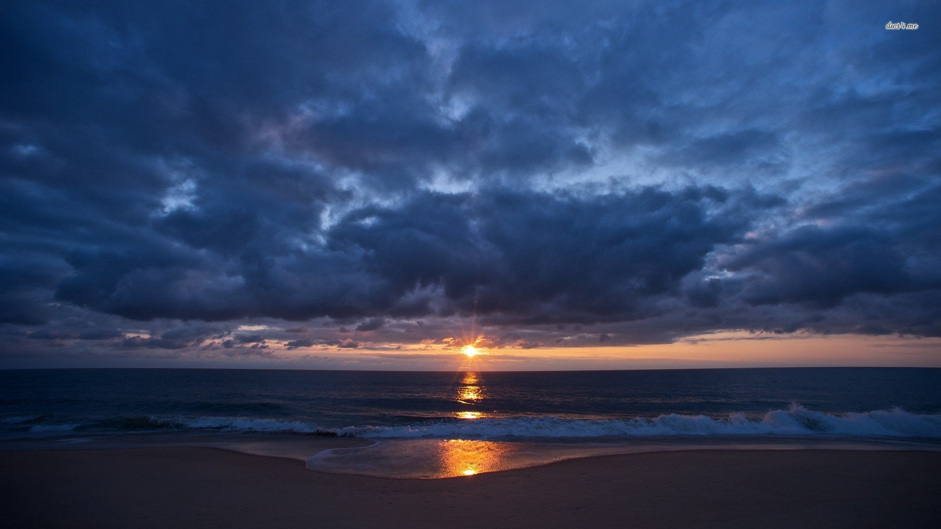 风景,落日余晖,儿童桌面专用