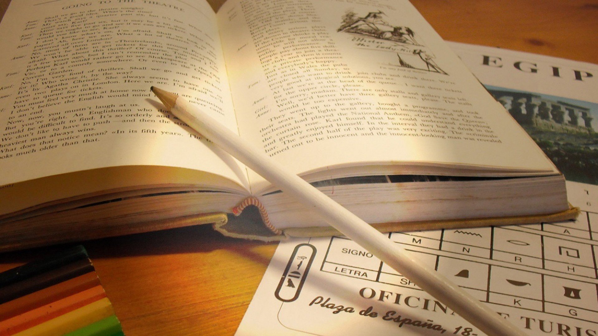 小清新,书,静物写真,儿童桌面专用