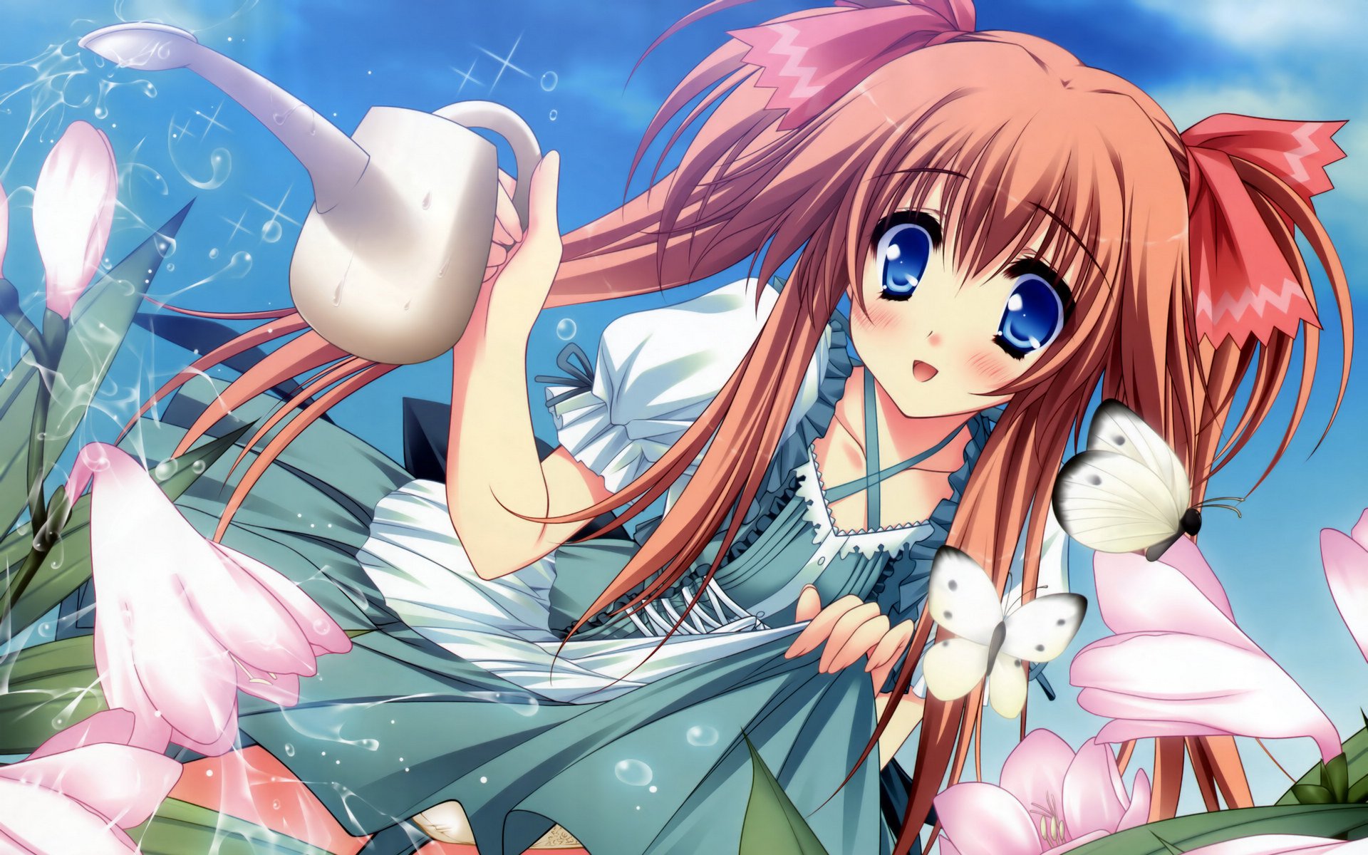 动漫,Hello-good-bye,少女,手绘,卡通,萝莉,儿童桌面专用