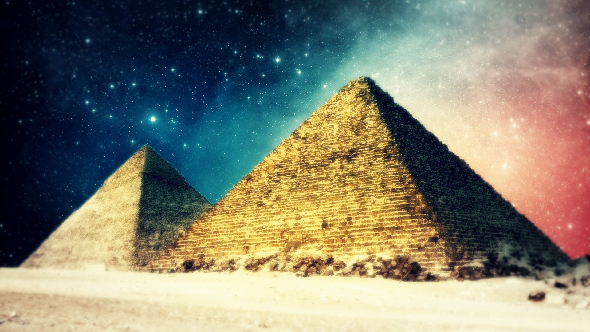 风景,奇幻梦境,金字塔,儿童桌面专用