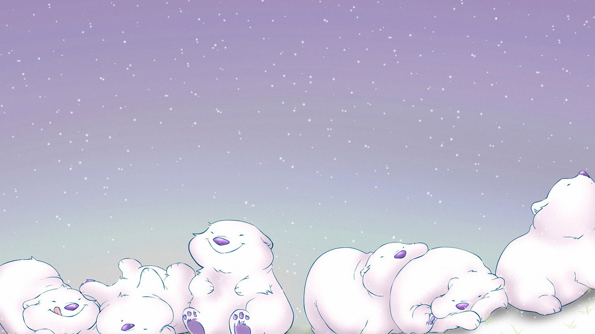 动漫,可爱,手绘,小熊,儿童桌面专用