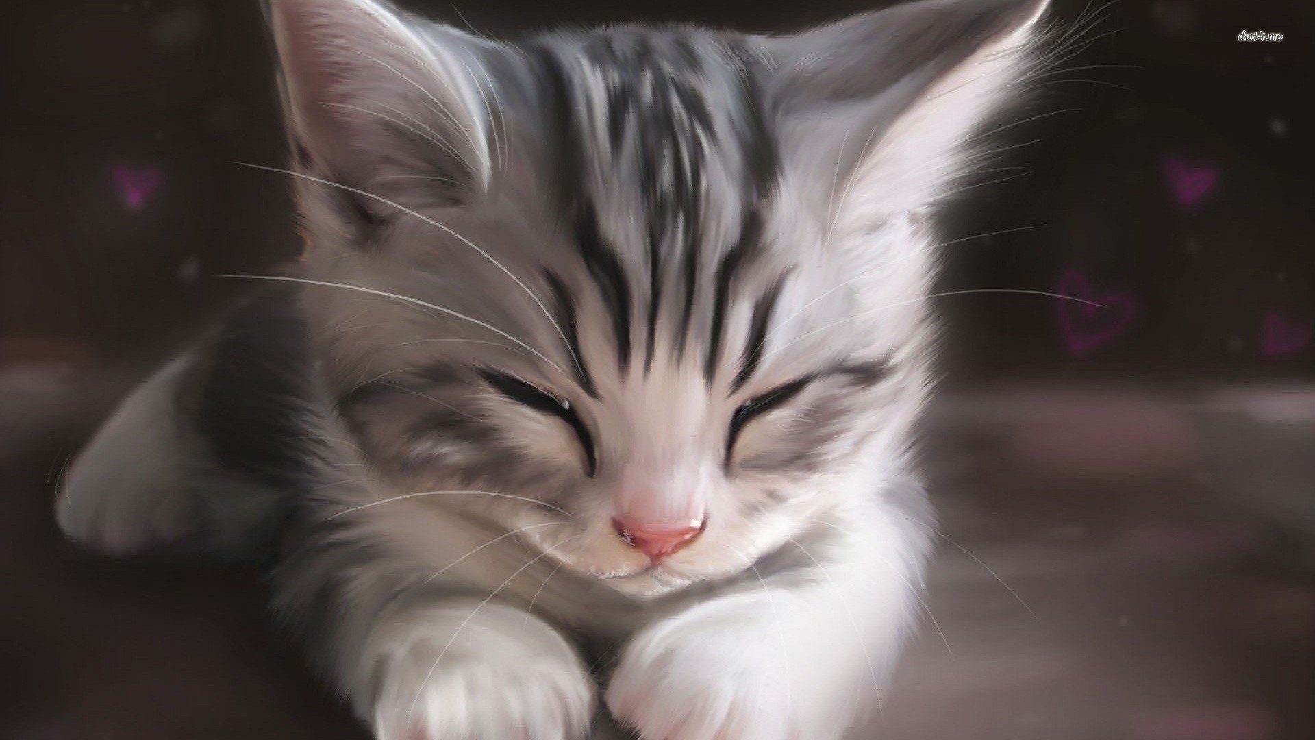 创意,手绘,喵星人,儿童桌面专用